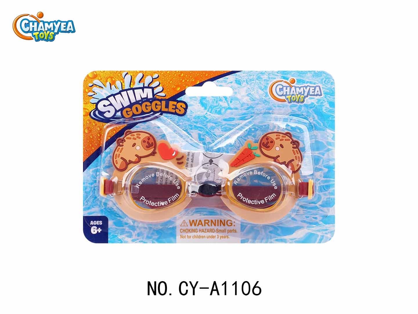 Silicone children's swimming goggles
-Capabala Theme