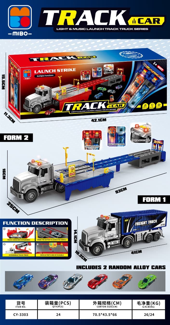 American Style Cab-Launcher Track Truck (Container Truck)