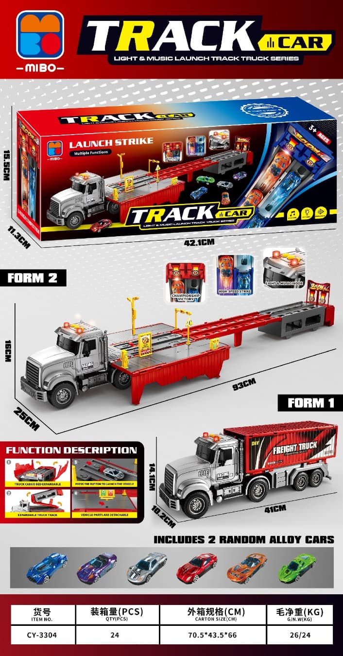 American Style Cab-Launcher Track Truck (Container Truck)