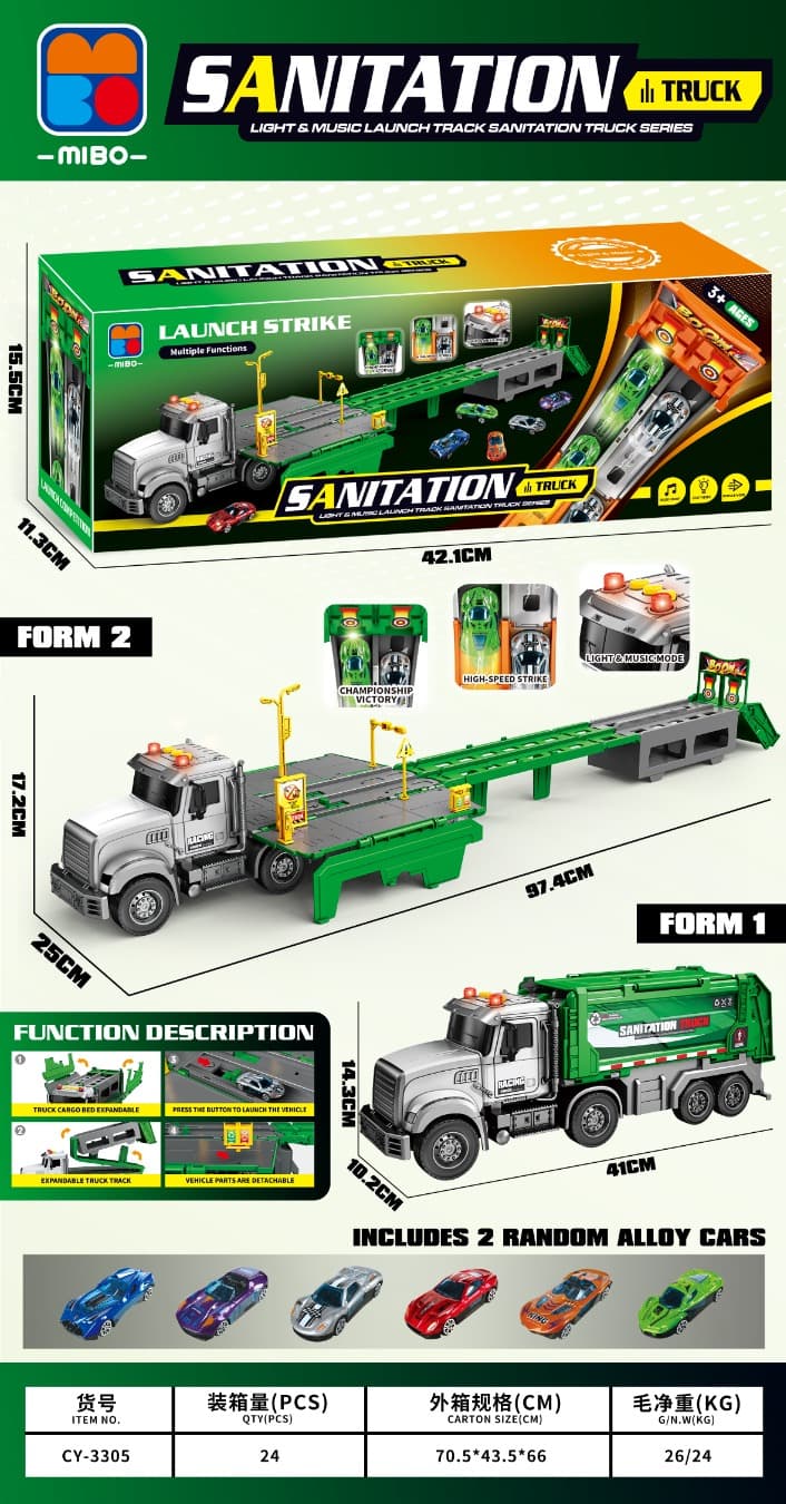 American Style Front-Launch Track Car (Sanitation Truck)