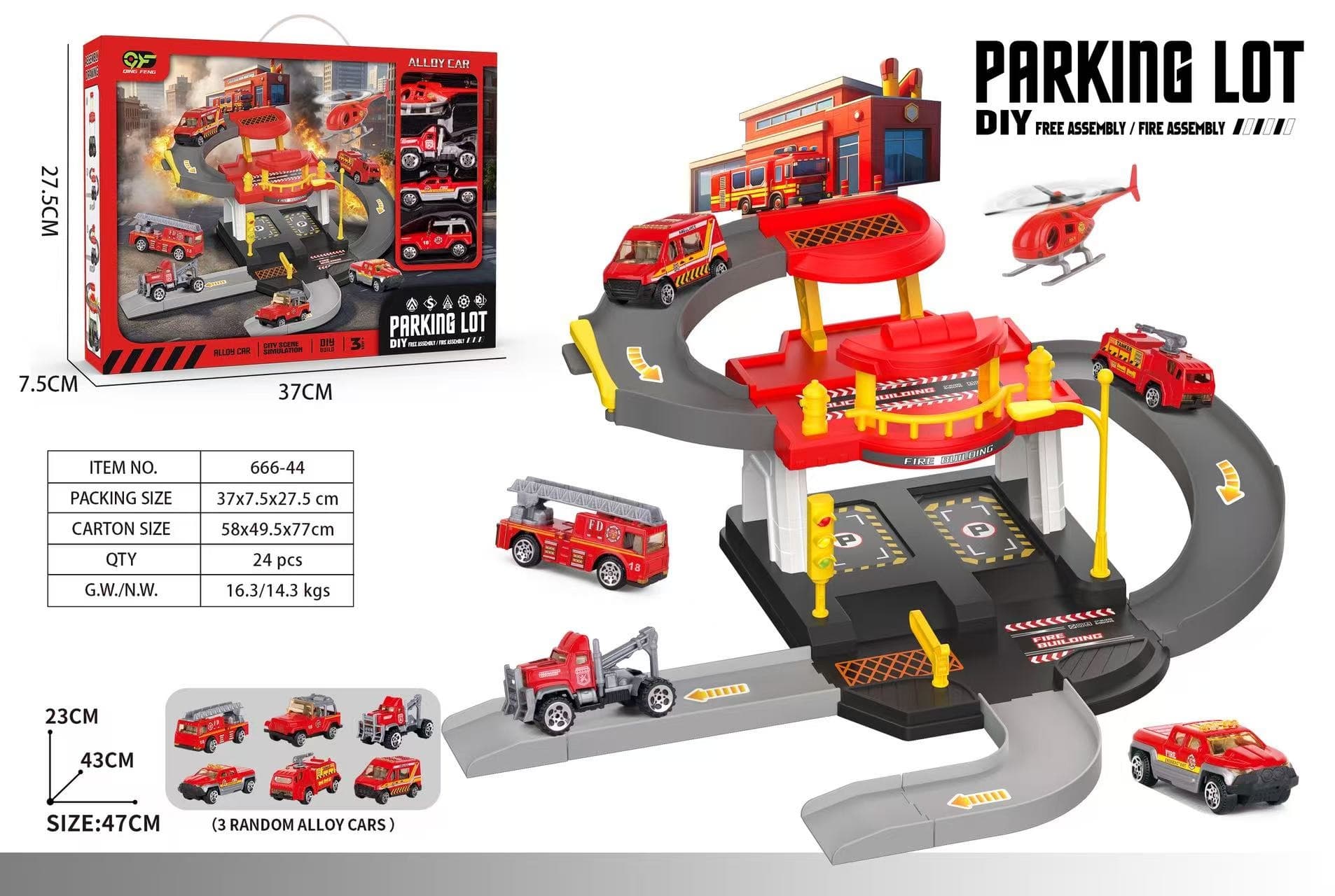 Fire assembly track