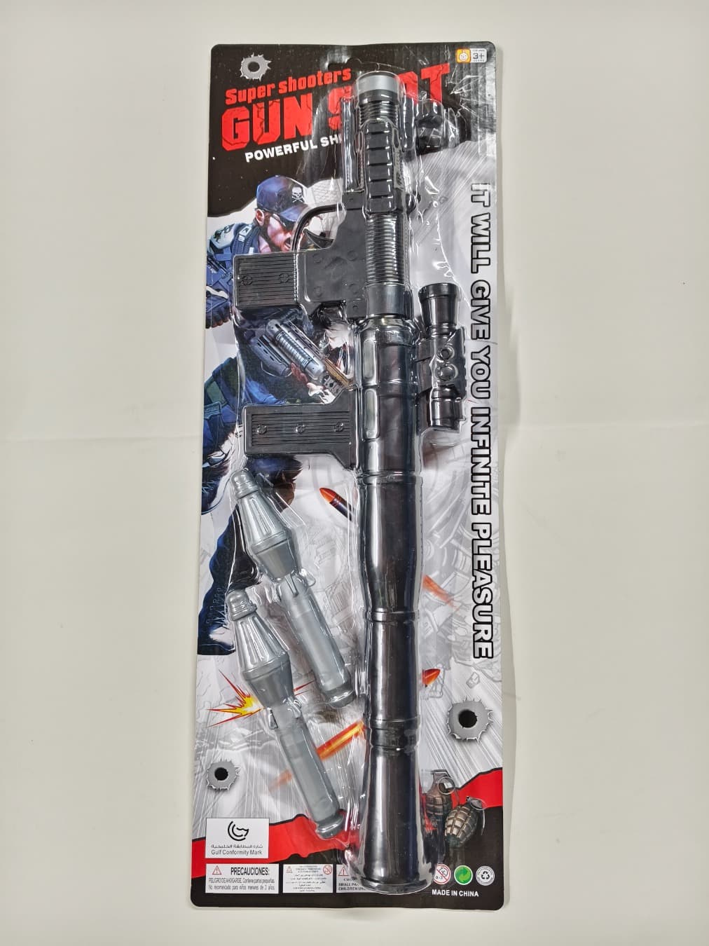 Solid color rocket launcher