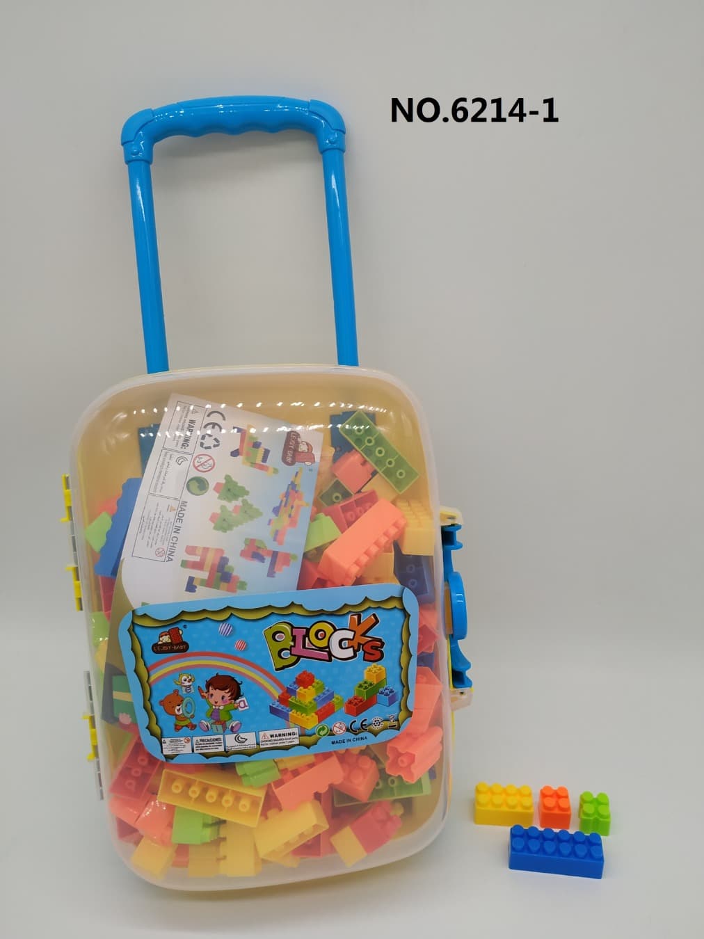 Pull rod B puzzle building blocks (190PCS+)