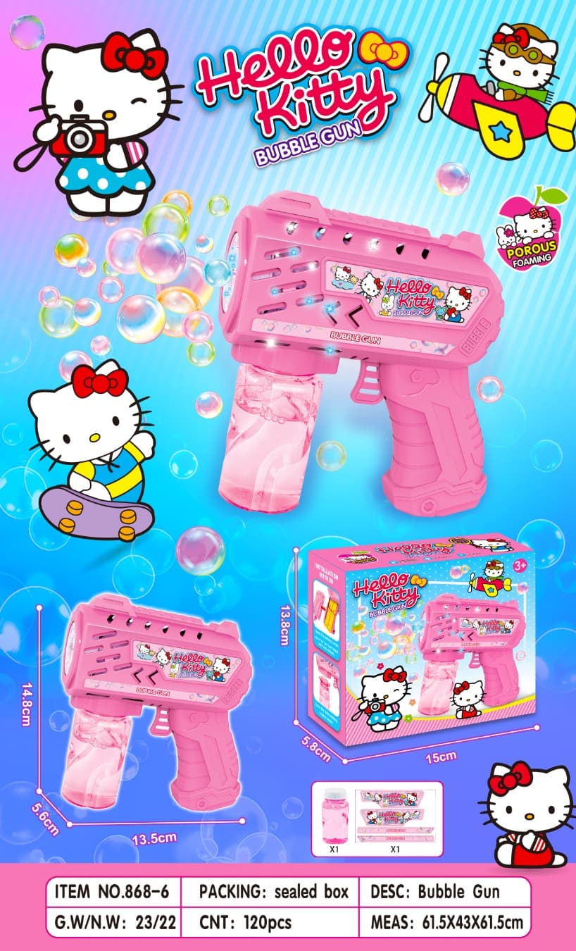 HeIIo Kitty Bubble Gun