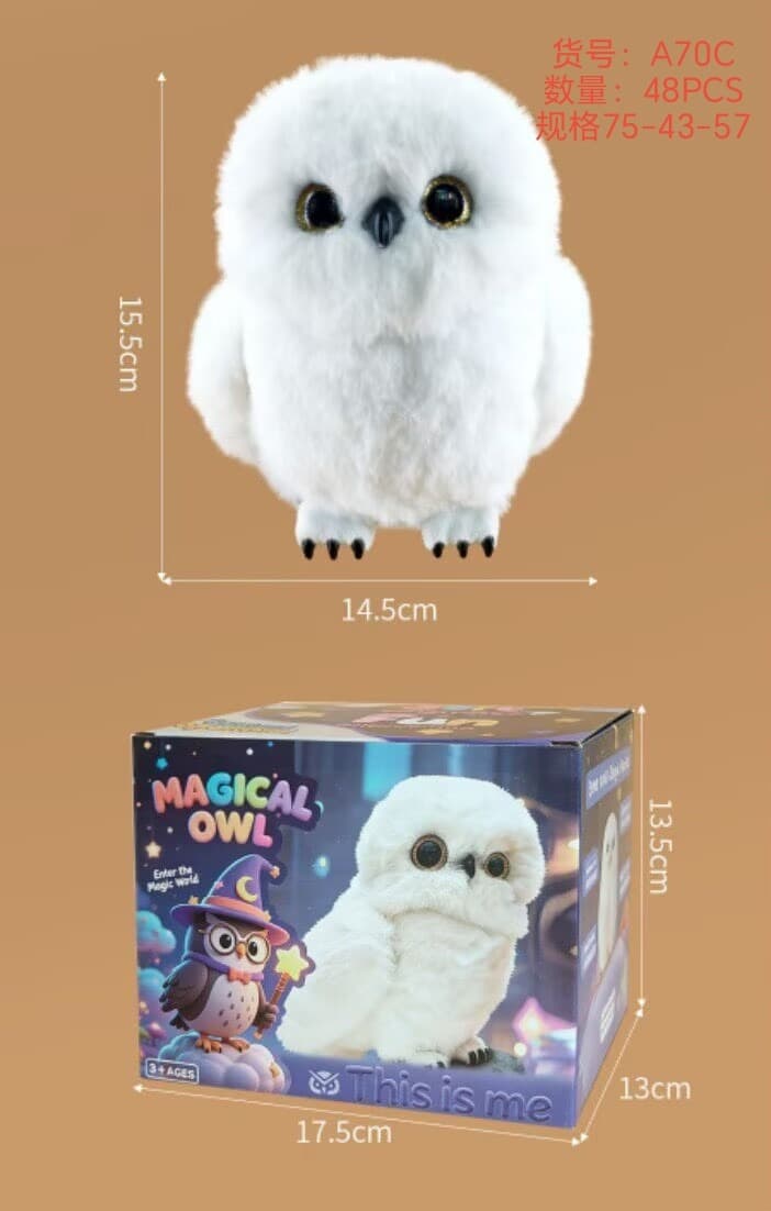 Plush owl electric