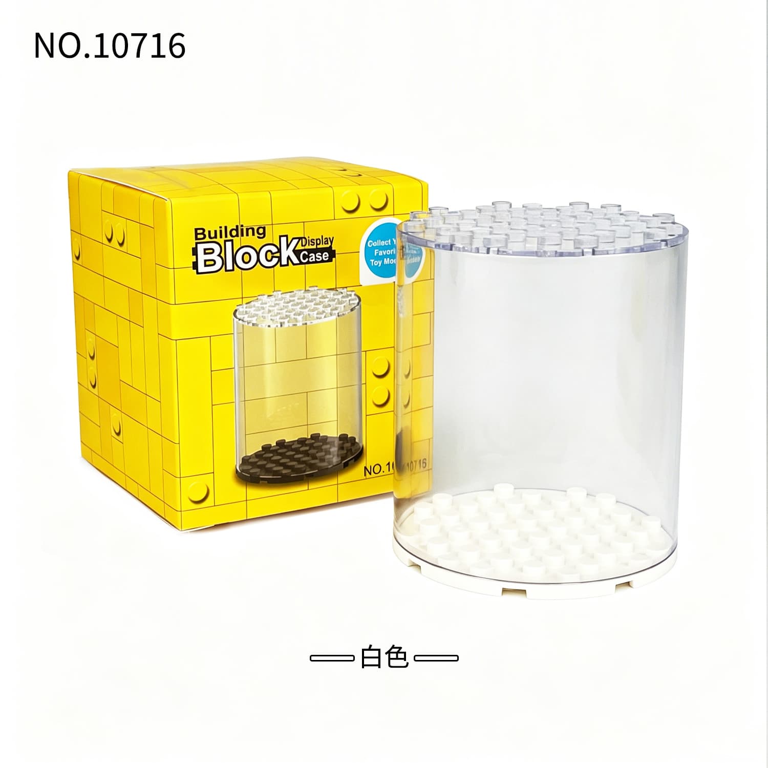 8x8 Circular Display Box - Black