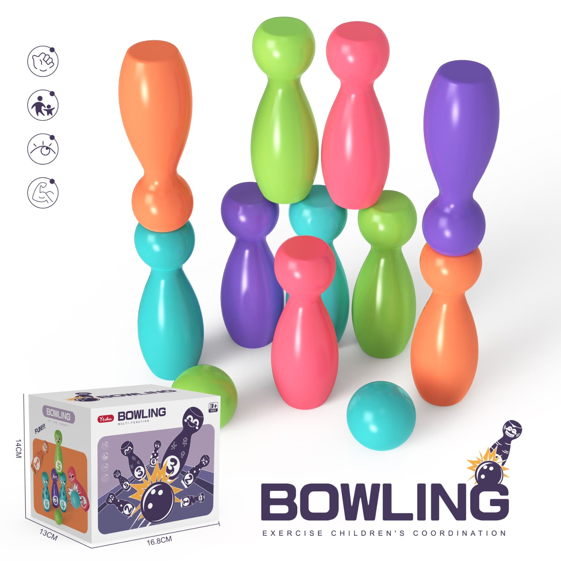 5-inch bowling with layered music