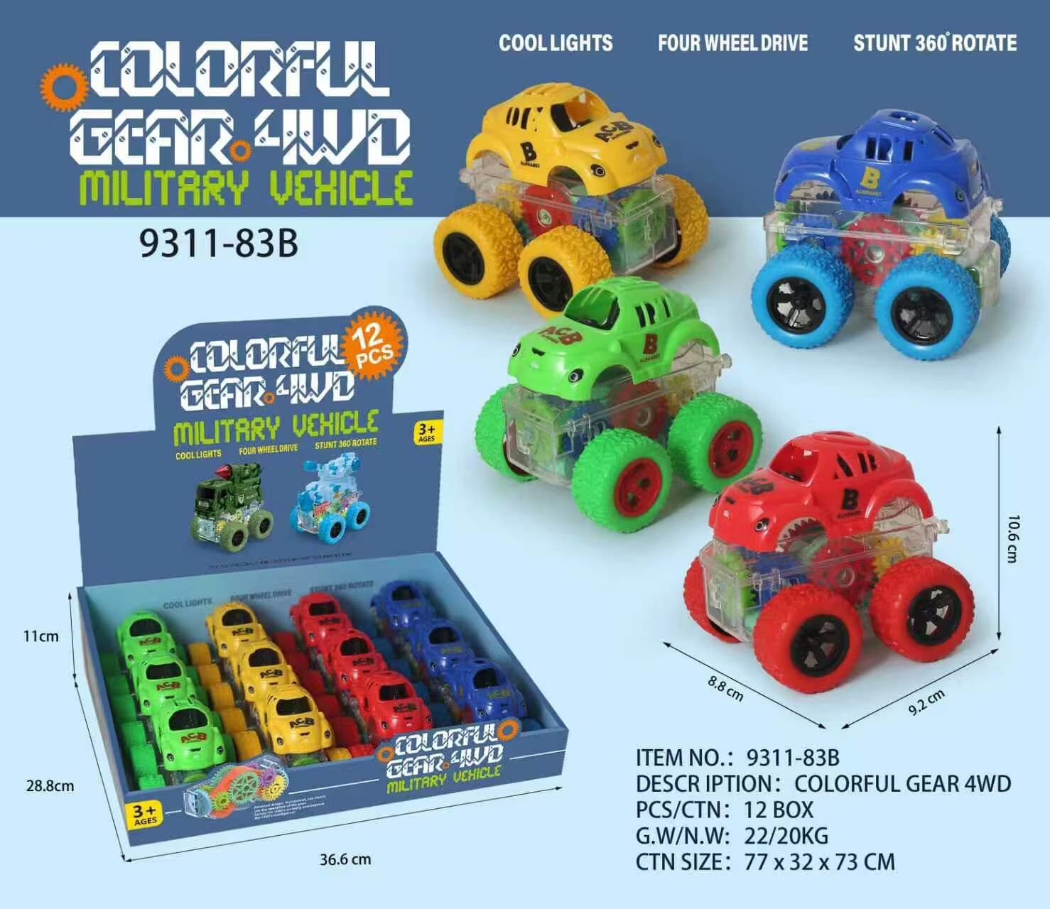 Inertial roller cone letter car