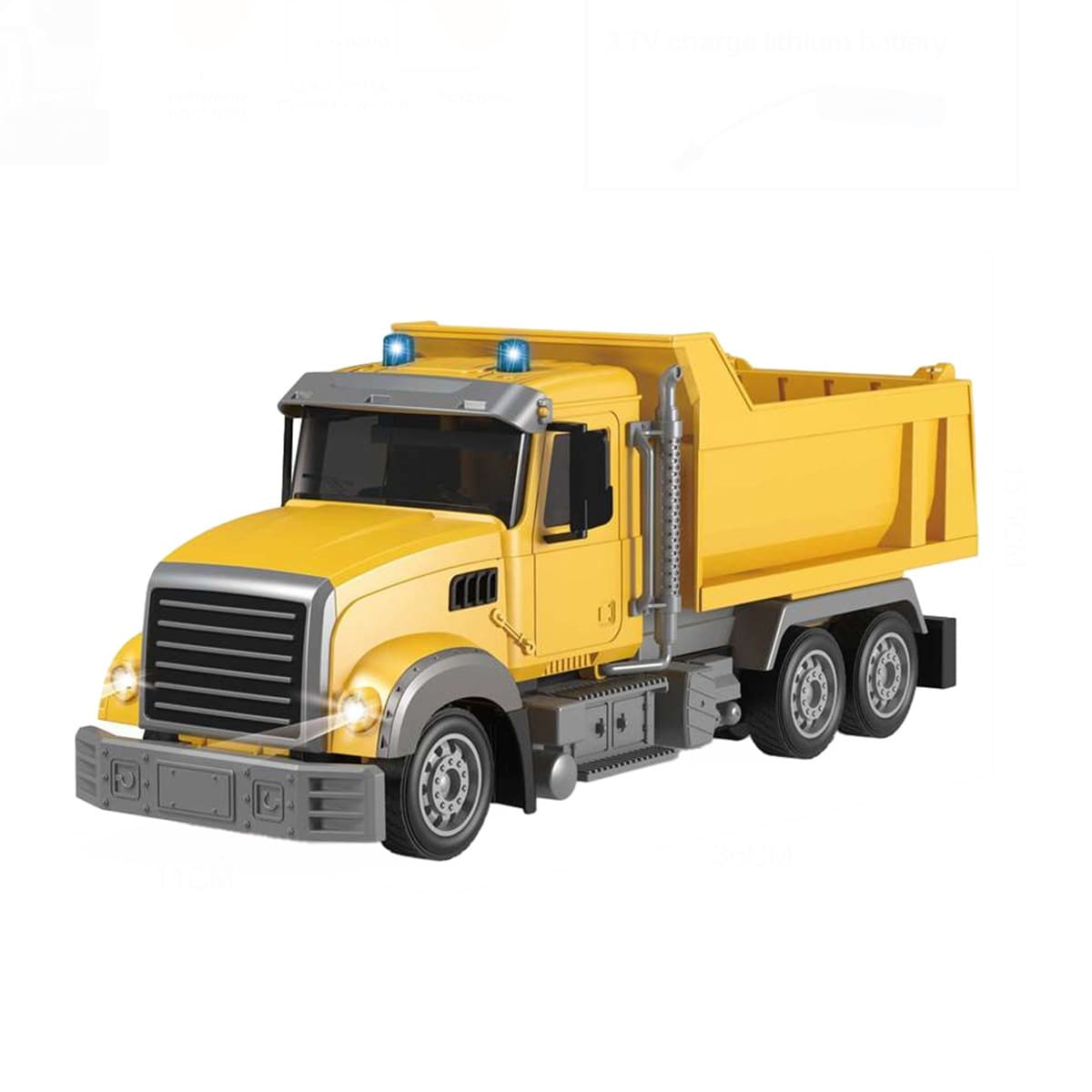 Long-Nose Engineering Dump Truck Remote Control Car (Battery Included)