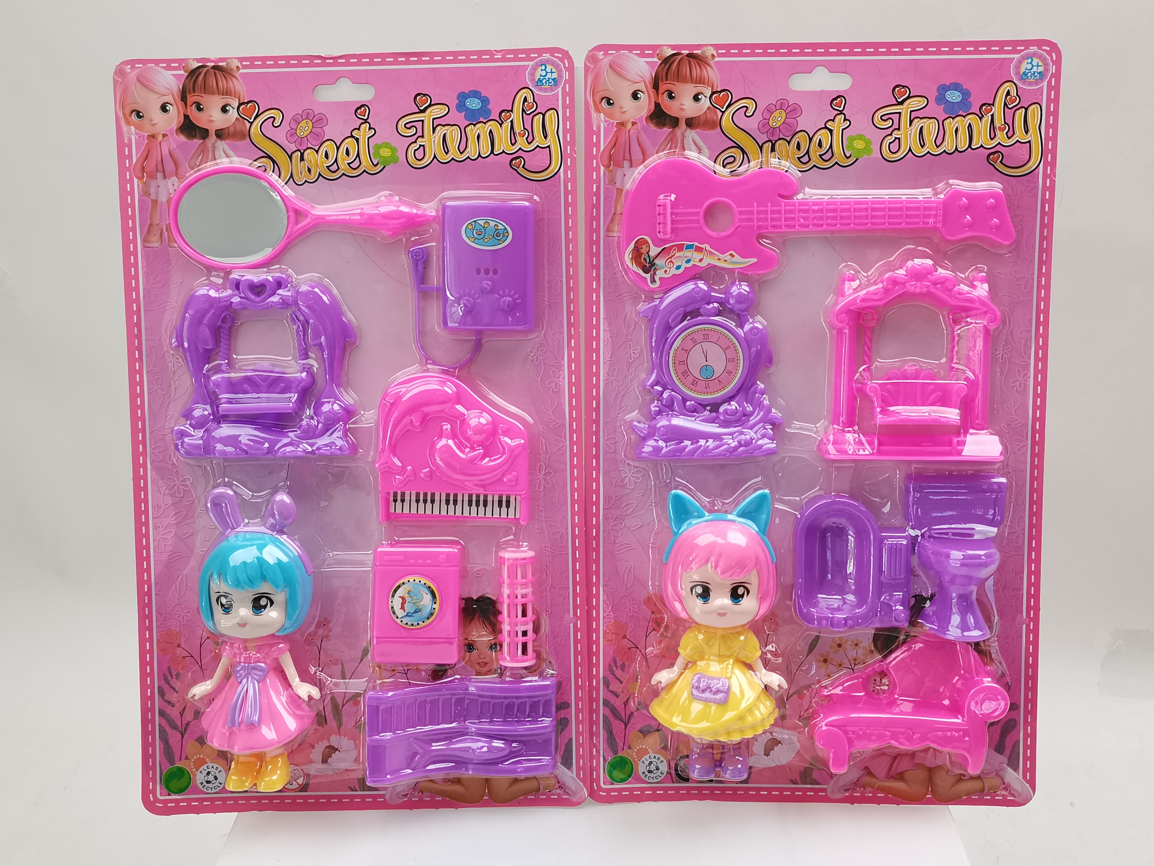 Furniture simulation playing house toy Set