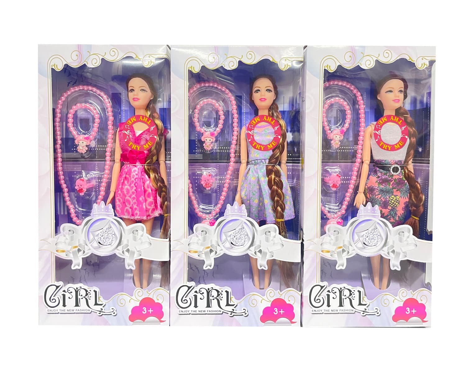 11-inch full-body, 11-joint fashion Barbie doll with accessories, featuring lights and music.
