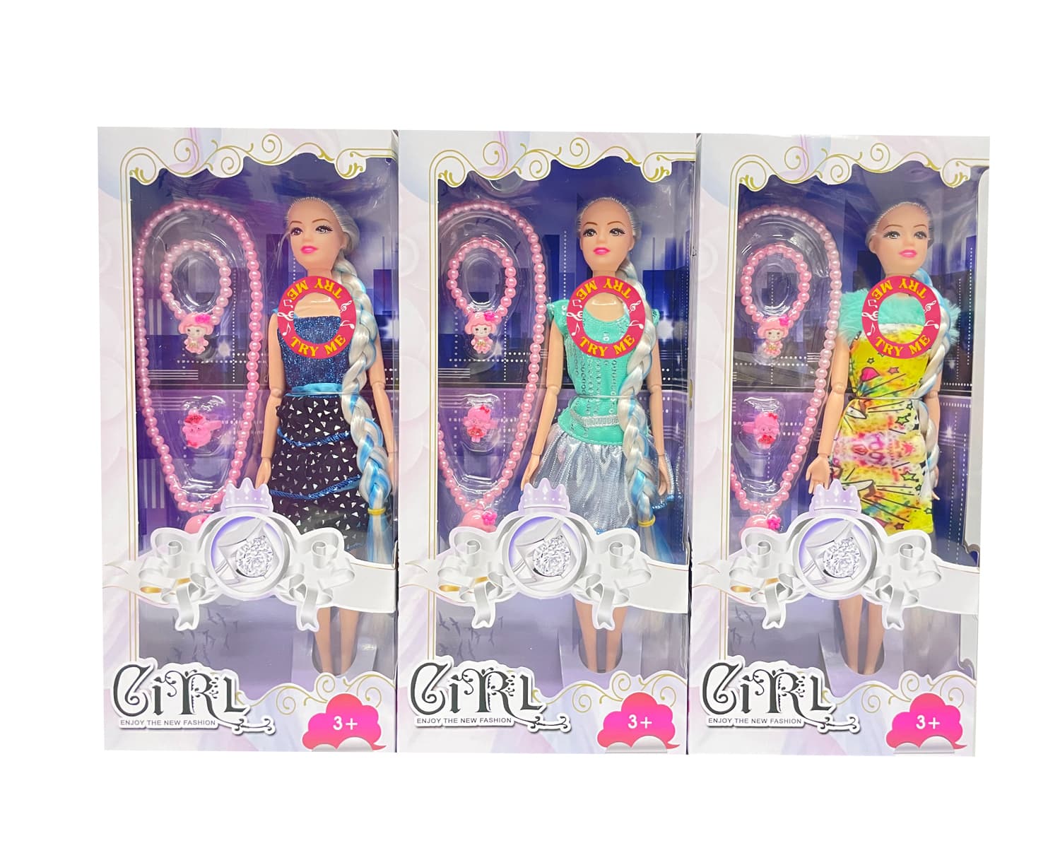 11-inch full-body, 11-joint fashion Barbie doll with accessories, featuring lights and music.