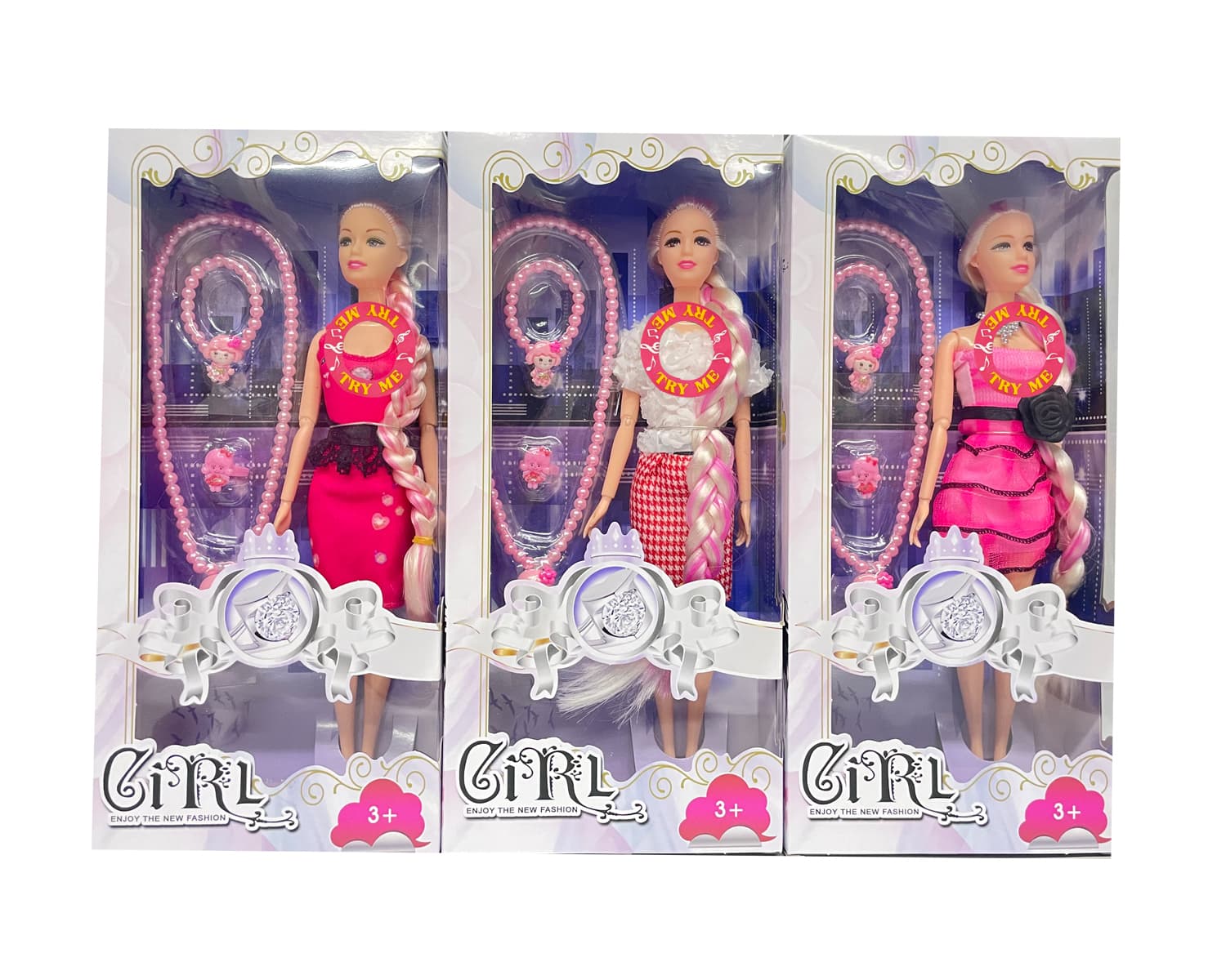 11-inch full-body, 11-joint fashion Barbie doll with accessories, featuring lights and music.