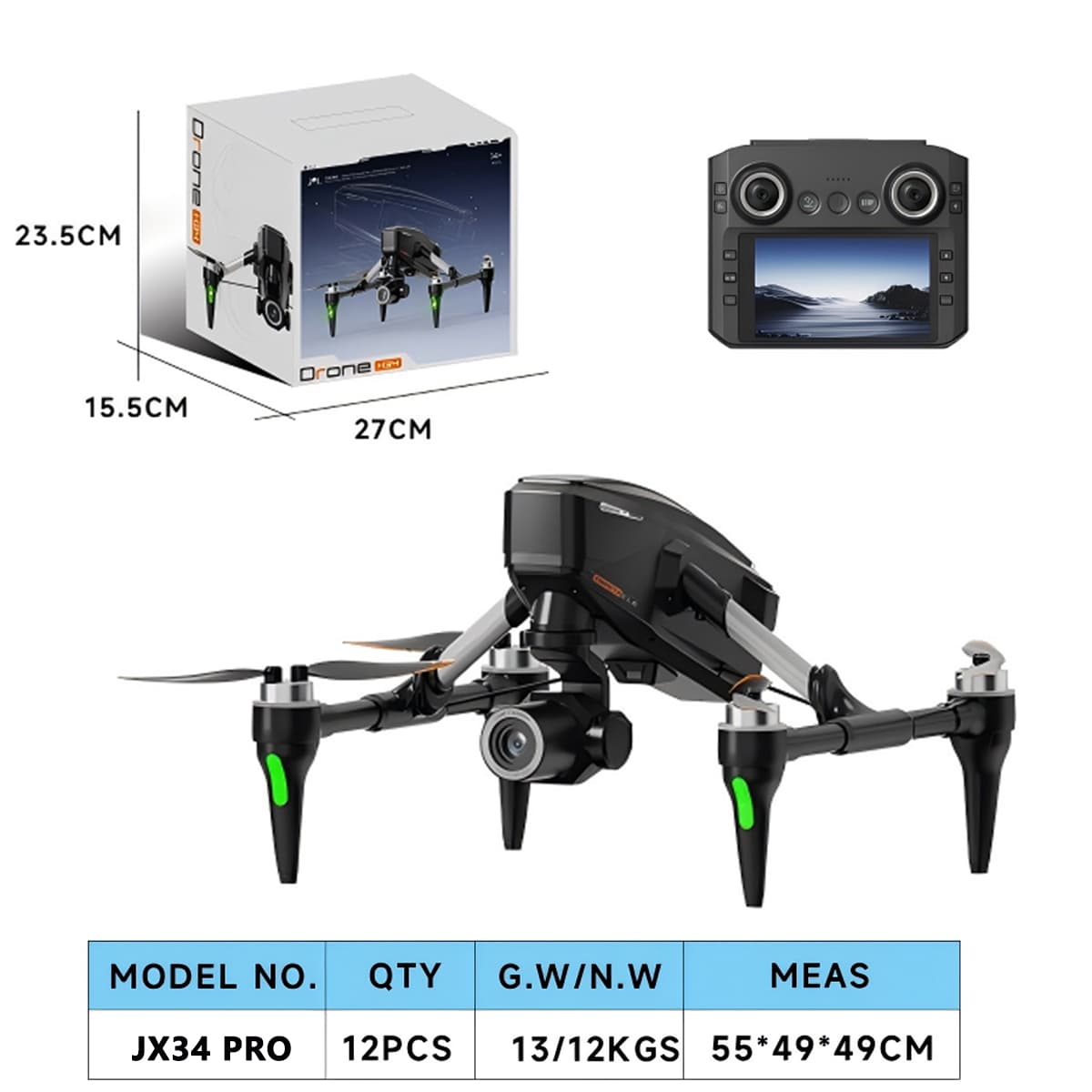 Non-Brush Screen Control Aircraft