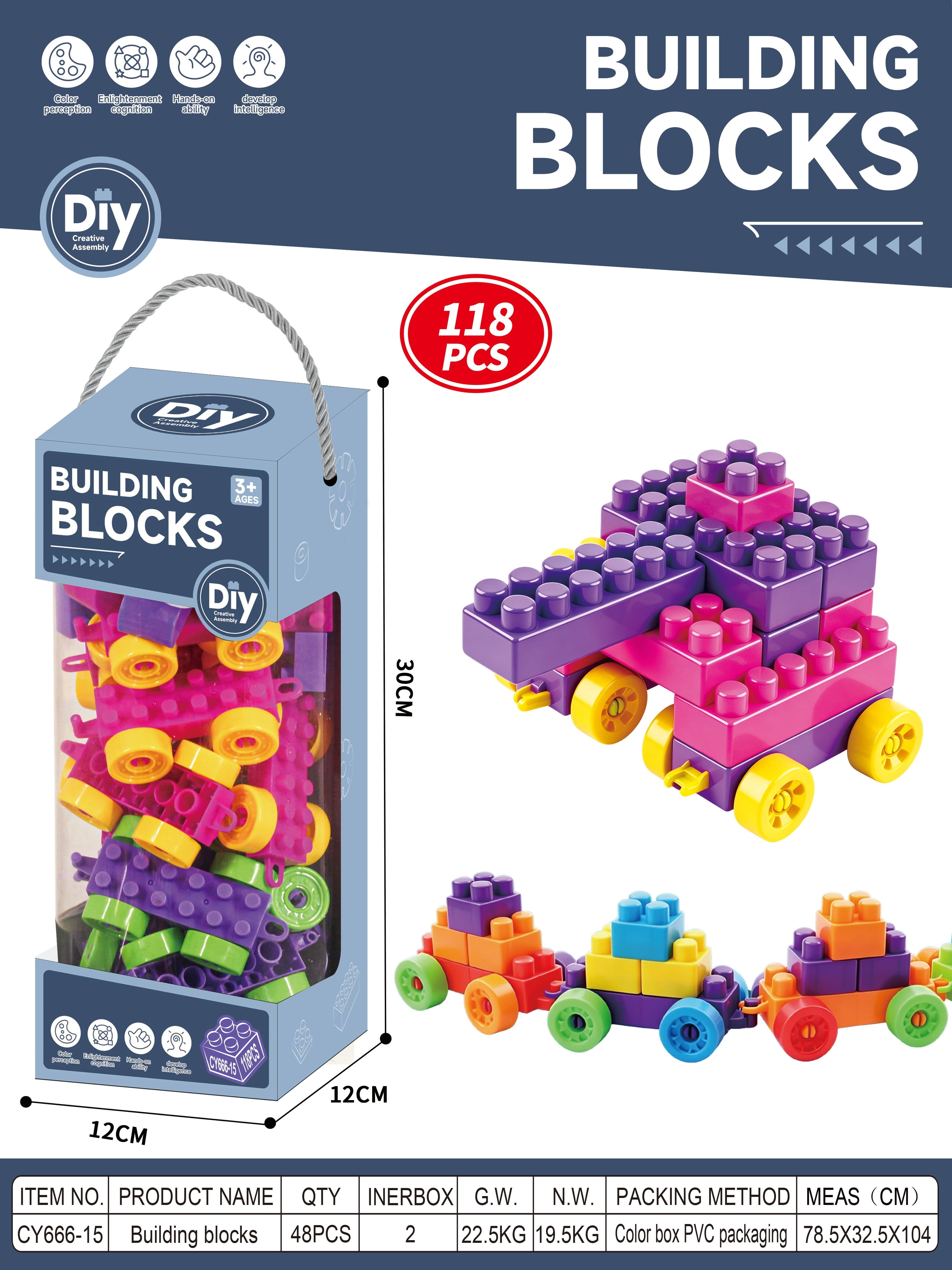 Medium Grain Building Block Car
118 PCS