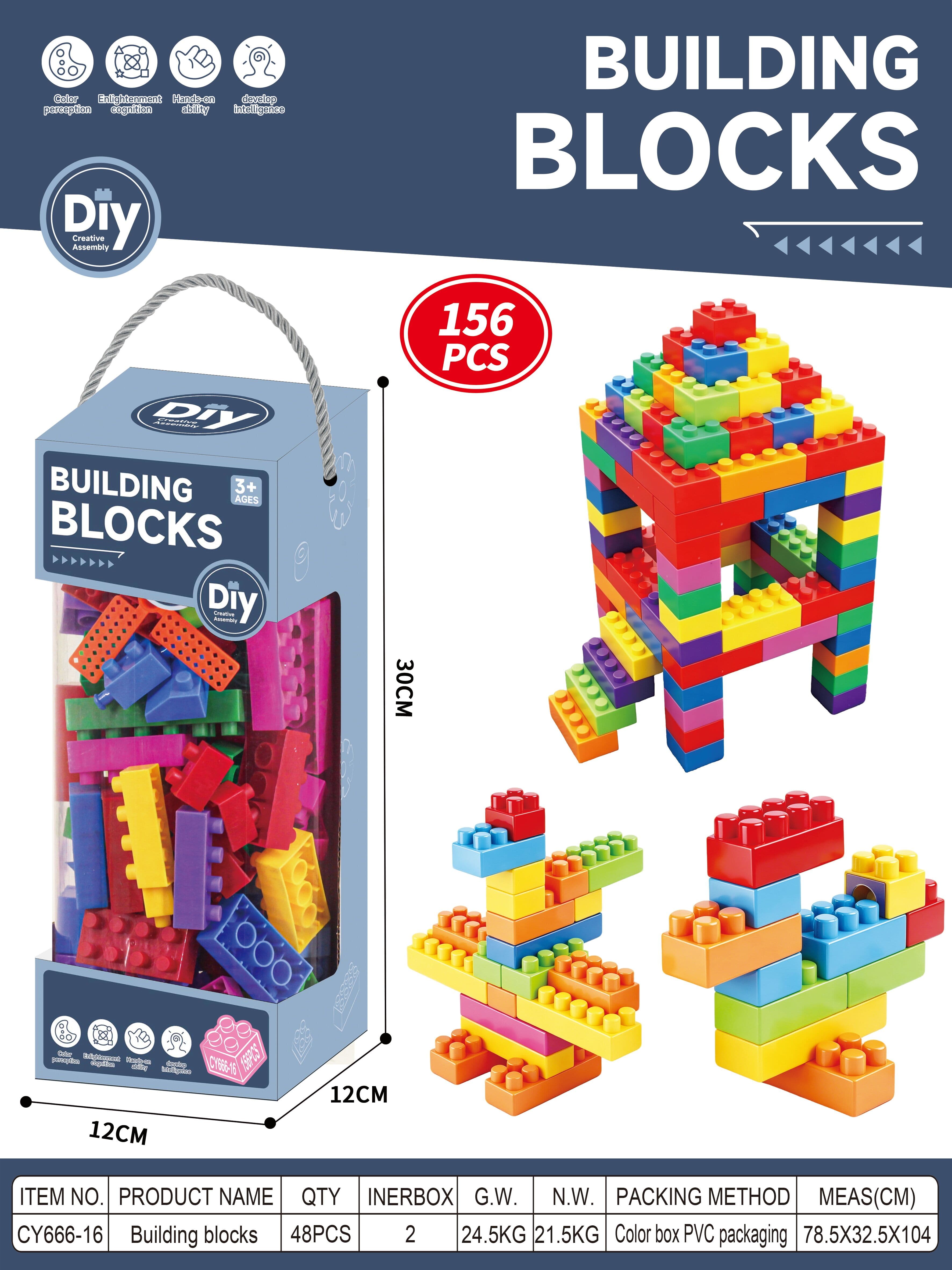 Medium Grain Building Blocks
156 PCS