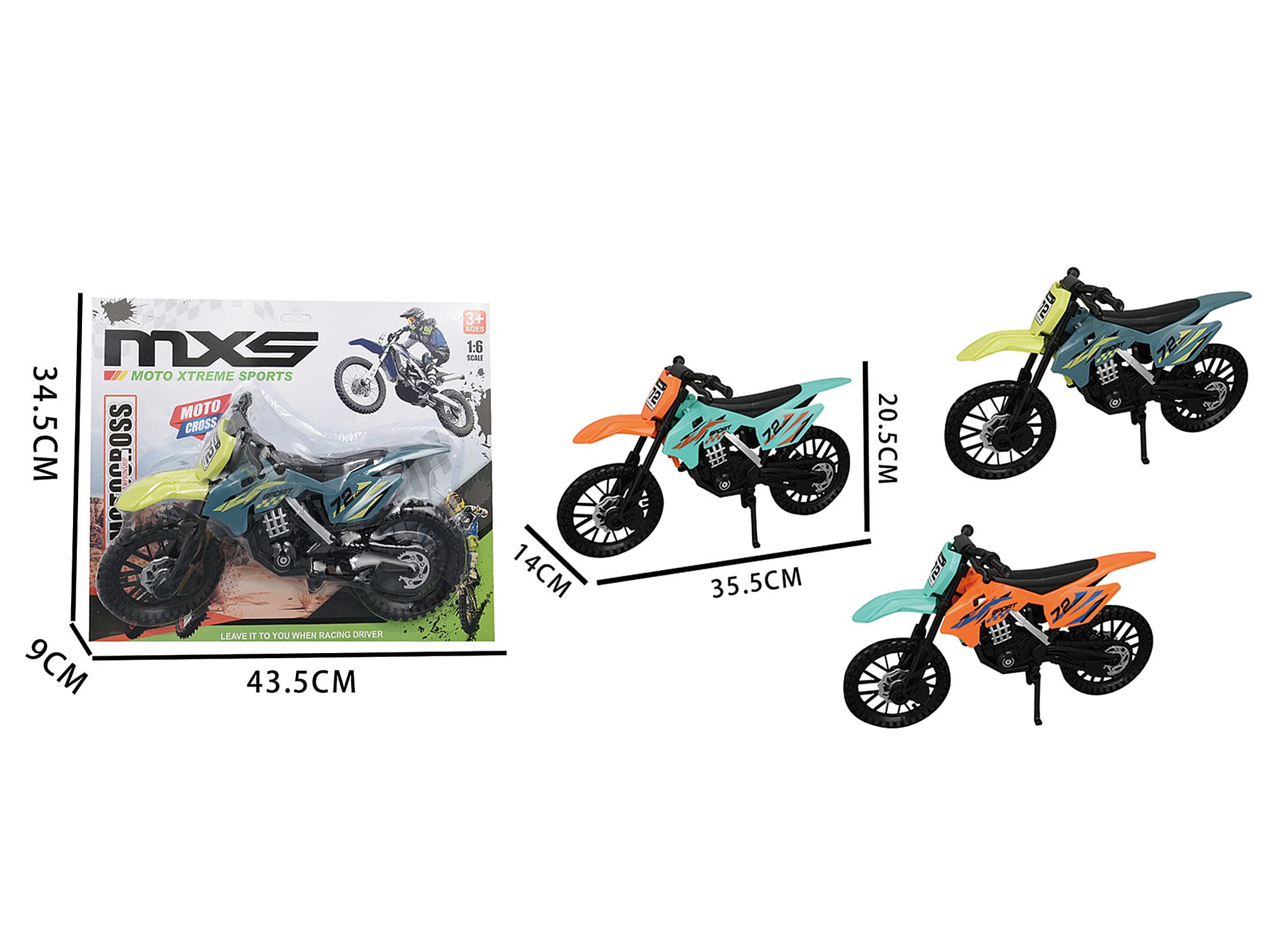1:6 Scale Simulation Motorcycle