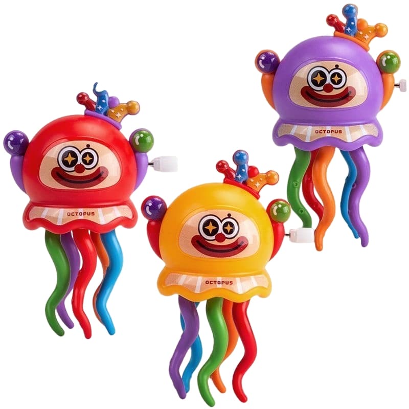 New Hot Trendy Crazy Dancing Octopus Toy - Creative Wind-Up Wiggly Octopus for Kids, Fun Prank Stress Relief and Brain Teaser