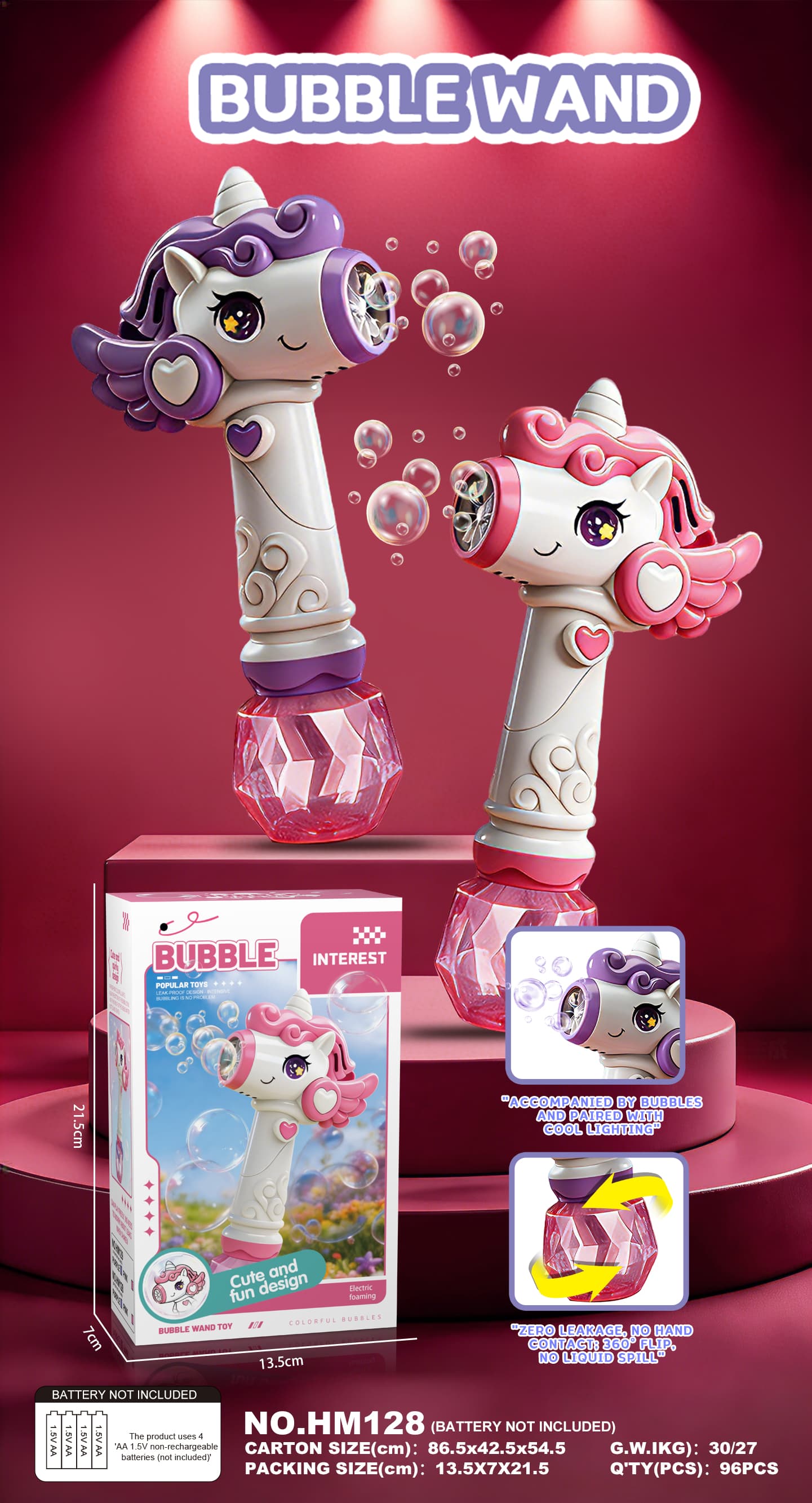 Pony Bubble Wand