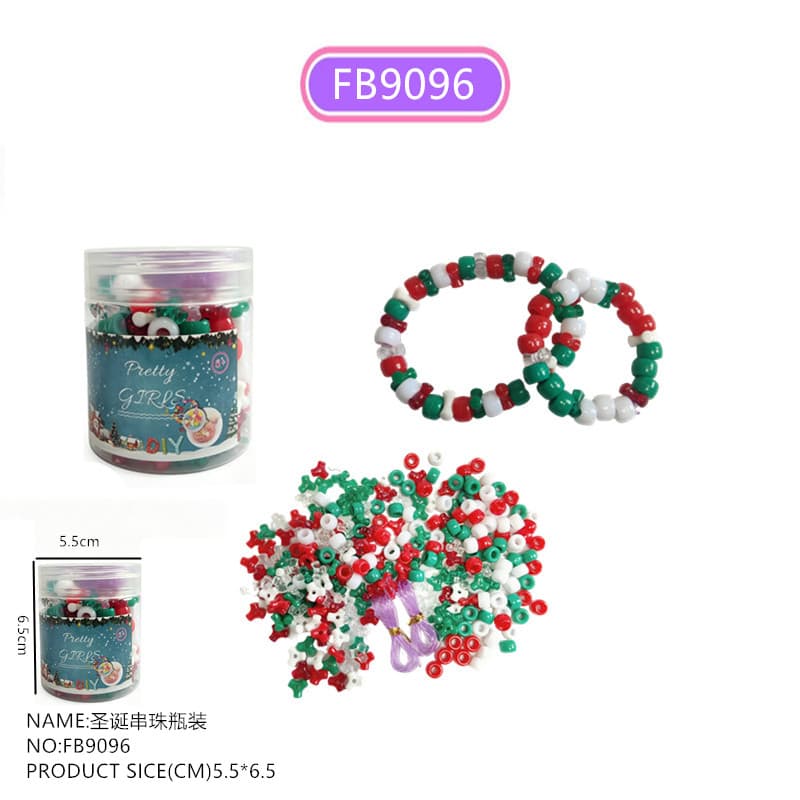 Christmas Beads + Bells DIY Beaded Ornaments