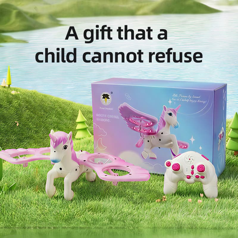Pegasus Flyer (Remote Control Flying Horse, Remote Control Unicorn) - Amazon Certified with Full Documentation!