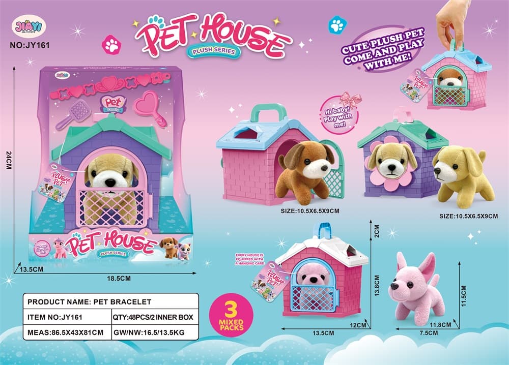 Plush Labrador Dog Pet House