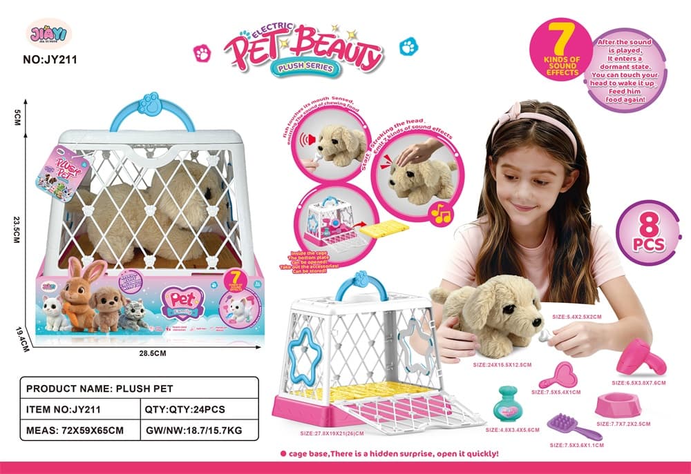 Magnetic Induction Labrador Pet Cage