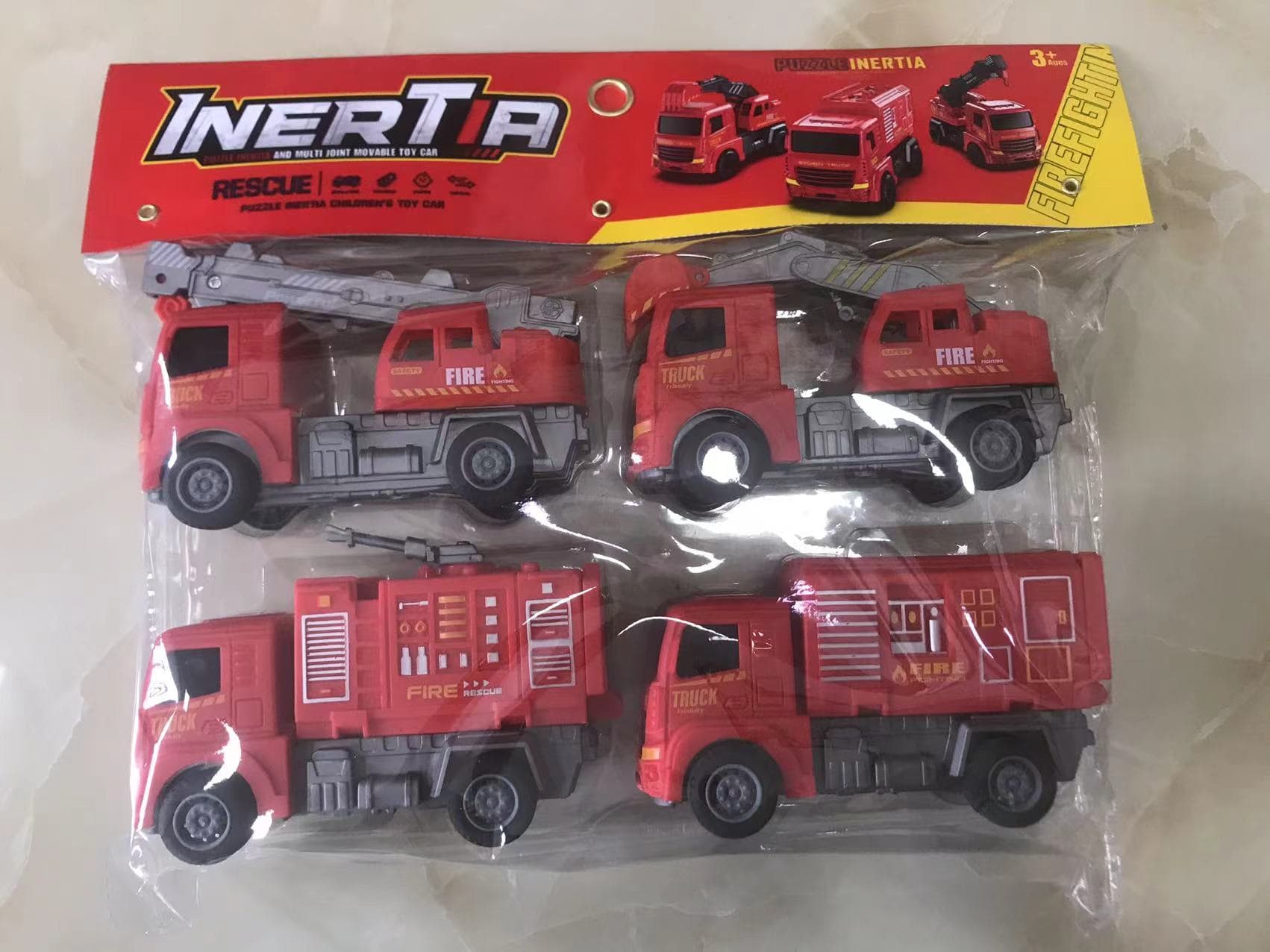 Firefighter Inertia-Powered Engineering Vehicle
