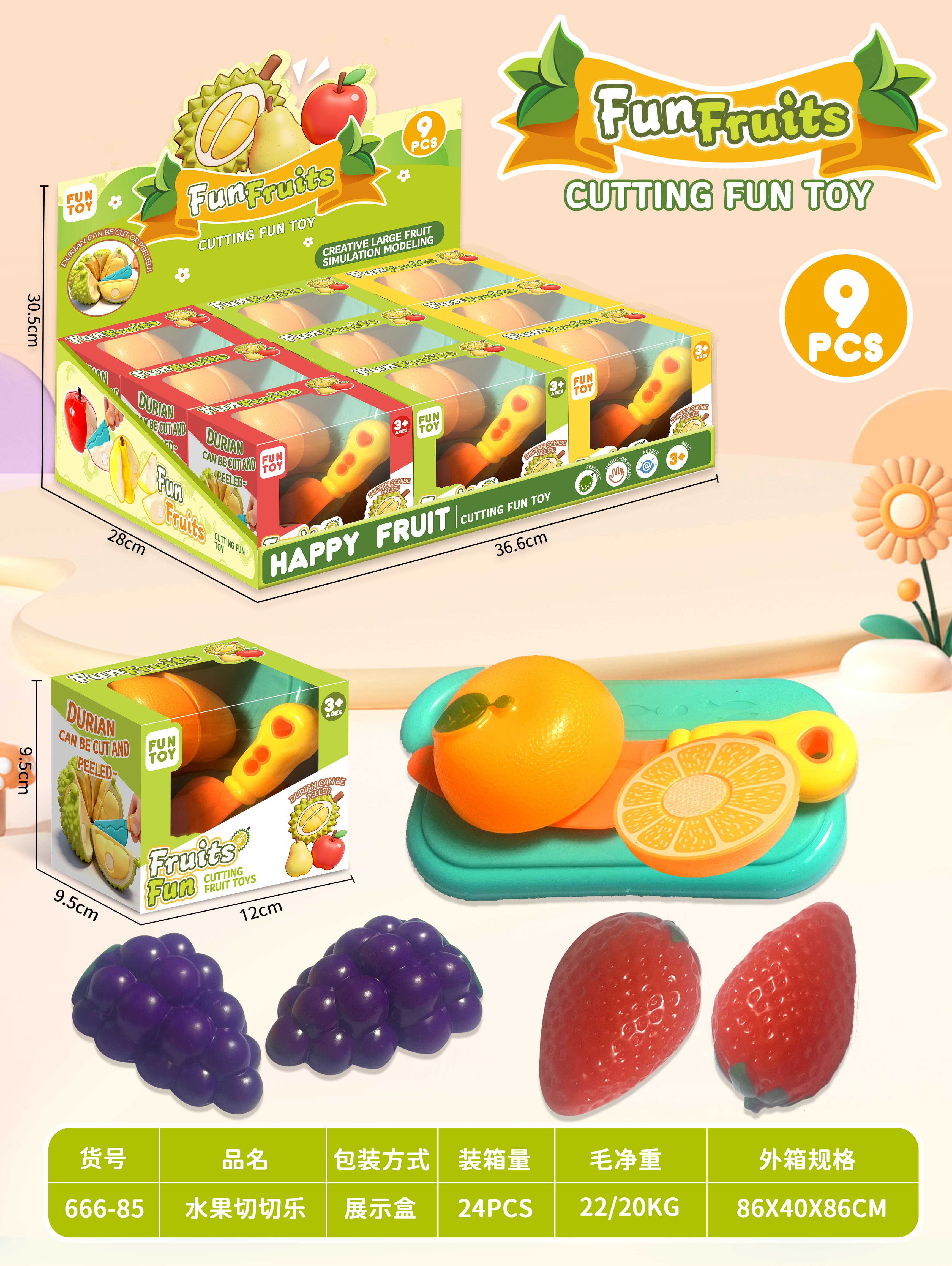 Fruit Cutting Play Set