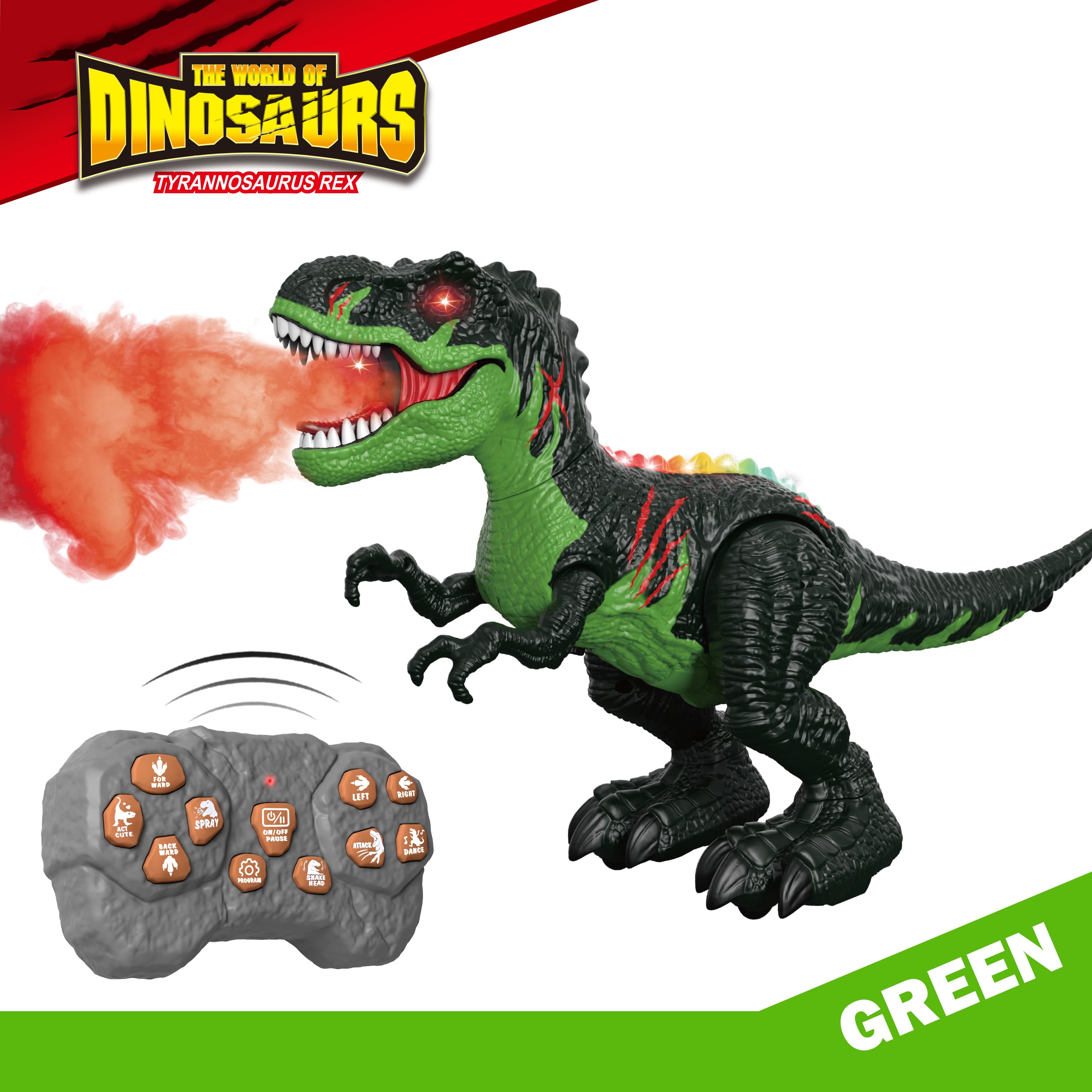 Remote Control Dinosaur/2.4G Smoke-Spitting T-Rex