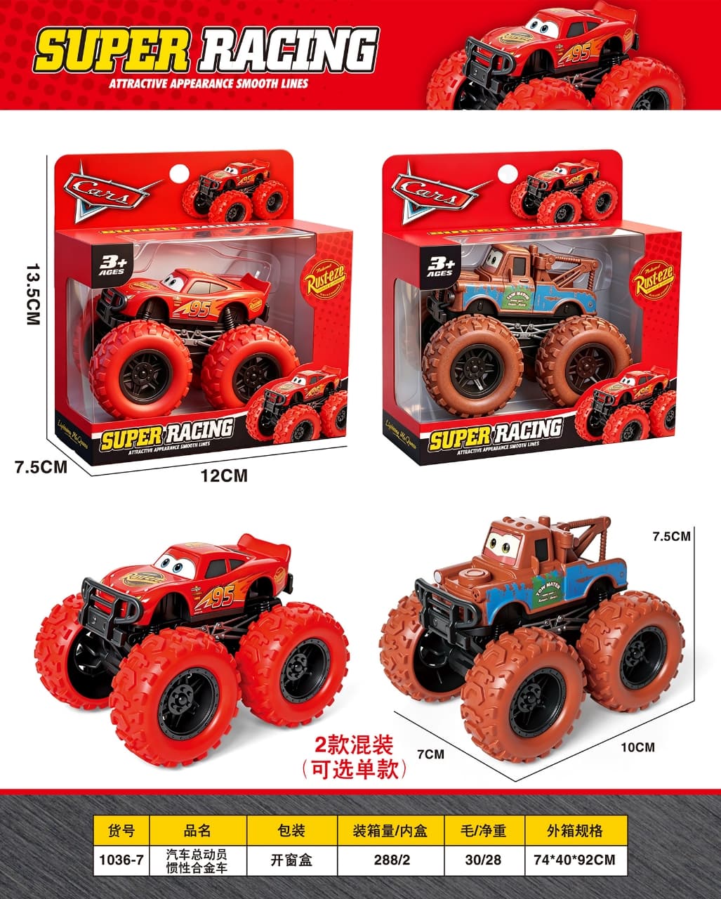 All-Stars Inertia Alloy Car