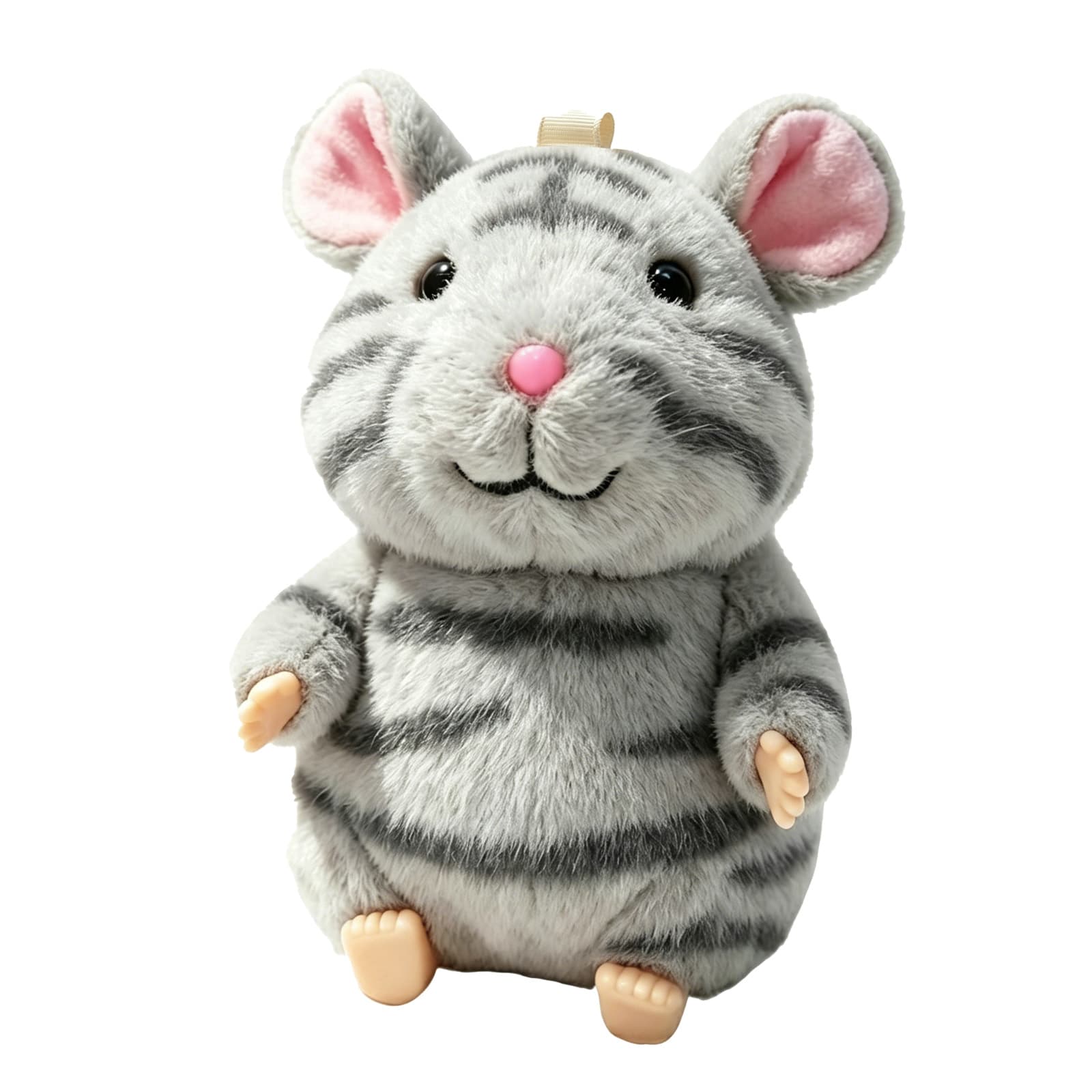DIY Customizable Printed Velvet Plush with Gray Stripes - Comfort Toy for Kids, Birthday Gift for Besties, Cross-border Stock Wholesale