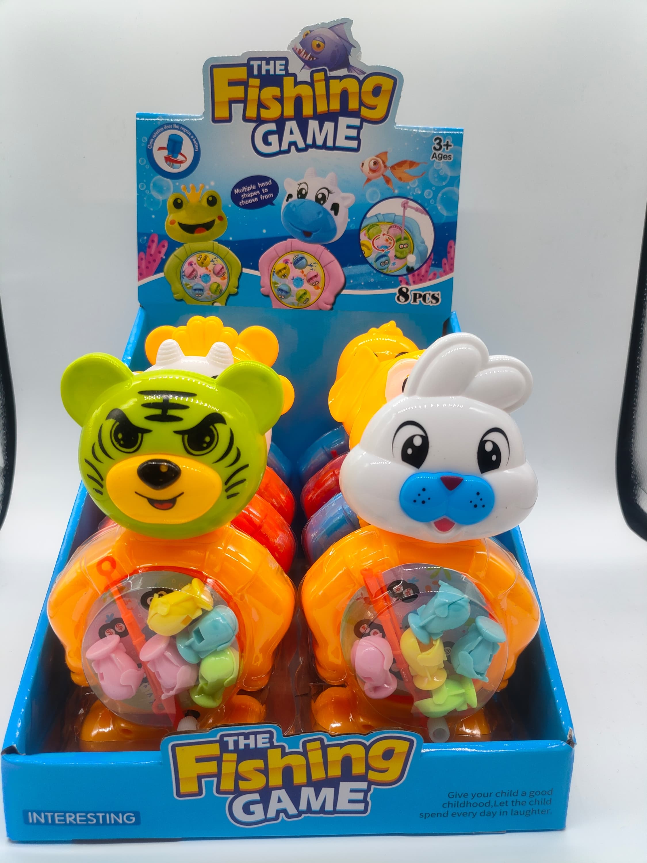 Cartoon Fishing (Can Hold Candy)
