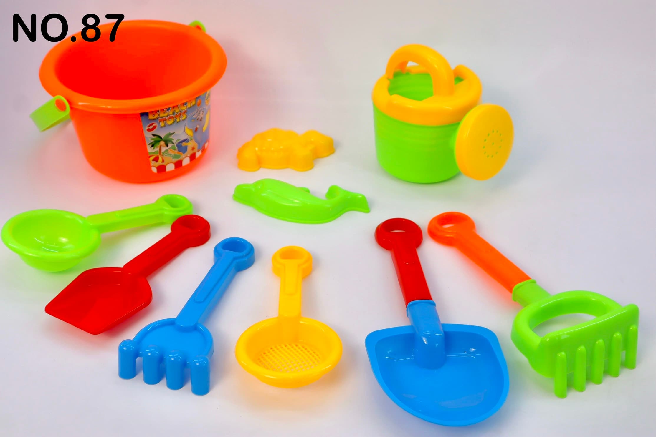 Outdoor Summer Space Sand Snow Play Tools Colorful Clay Kids Cartoon Beach Bucket Set