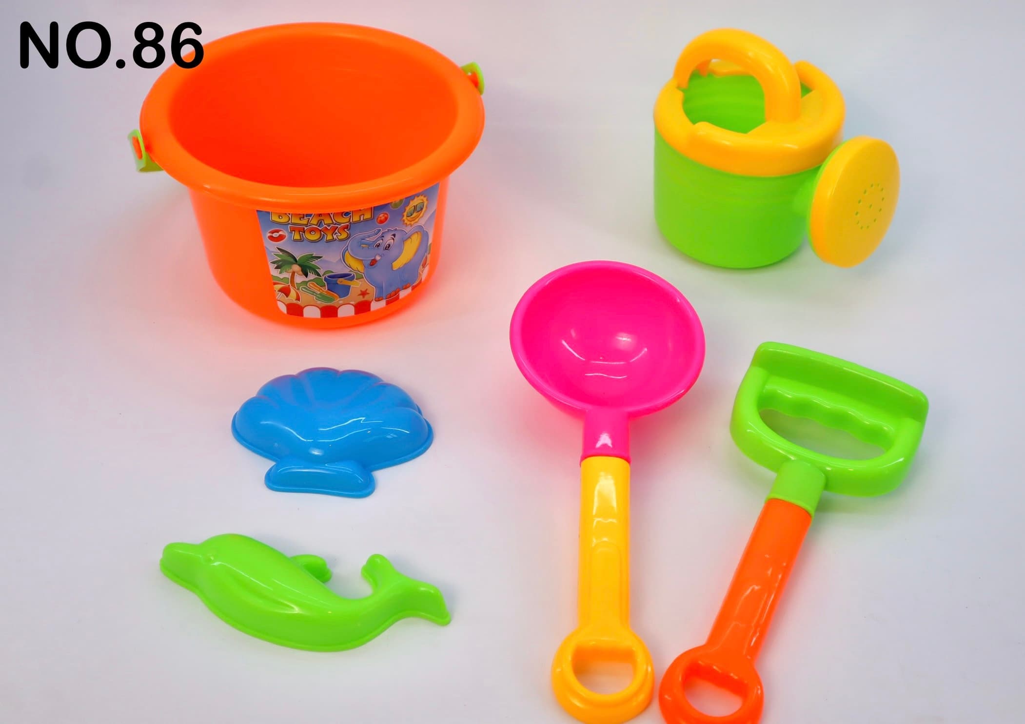 Outdoor Summer Space Sand Snow Play Tools Colorful Clay Kids Cartoon Beach Bucket Set