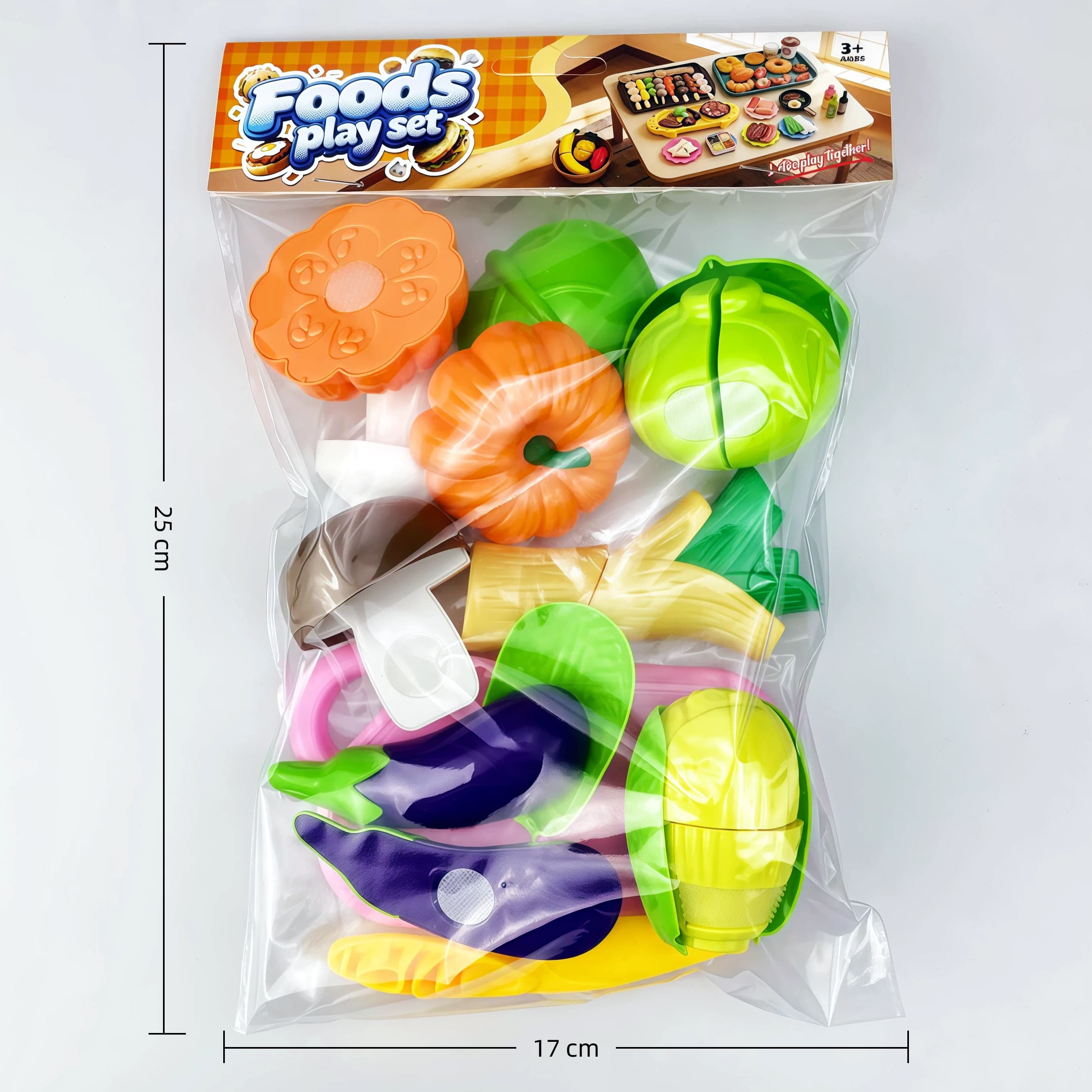 Vegetable Cutting Play Set for Kids