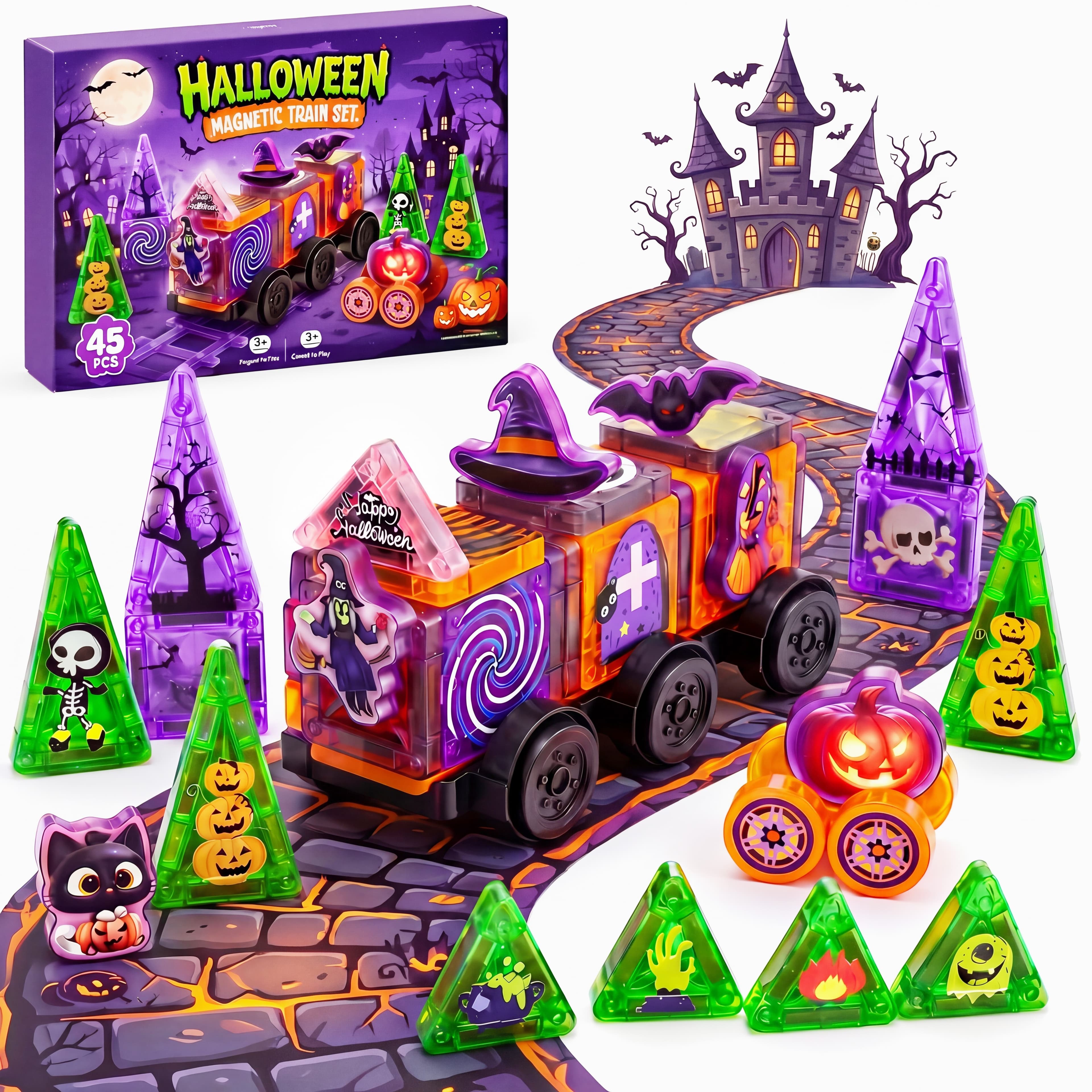 Halloween Magnetic Tiles