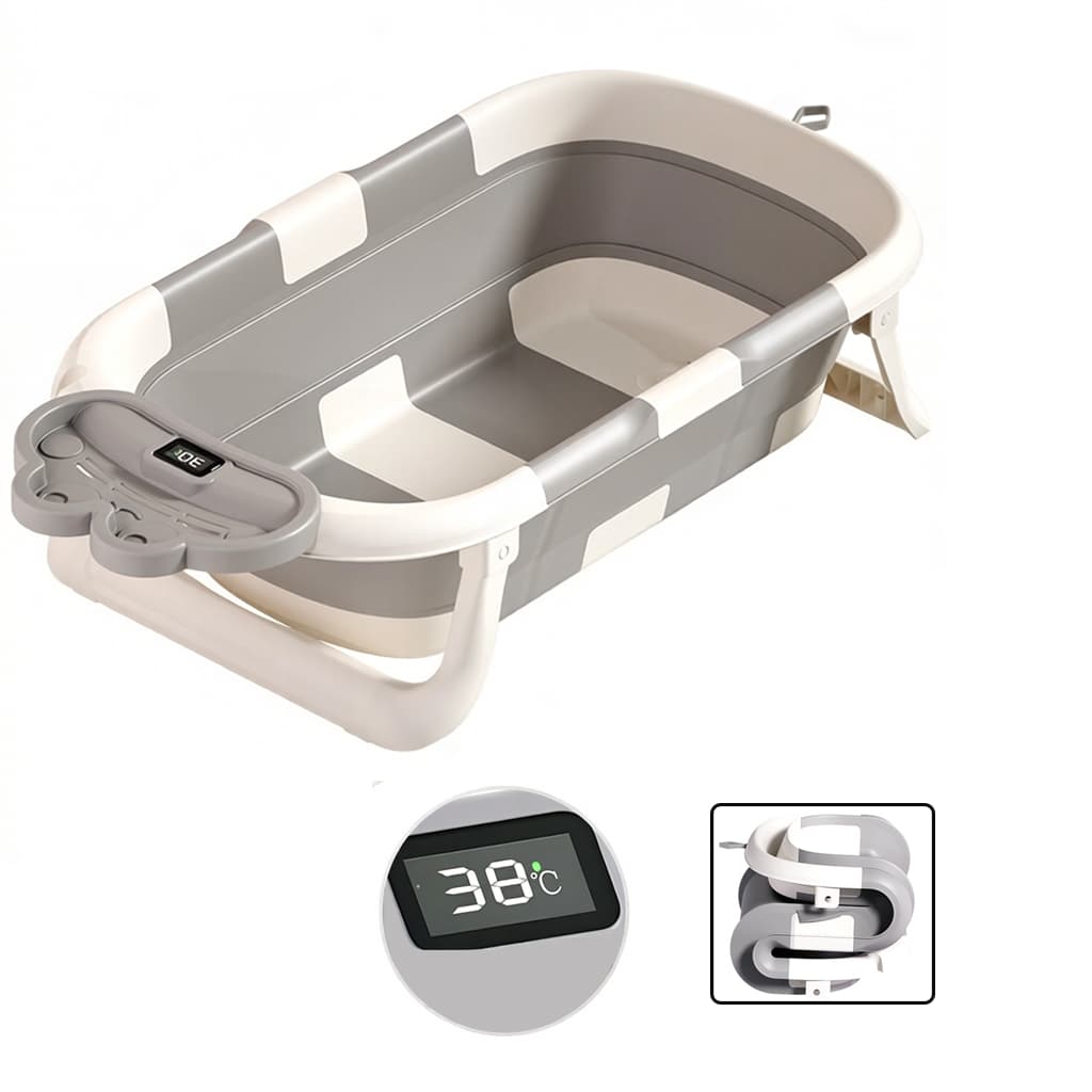 Baby 3-Fold Bathtub (with Temperature Sensor)
