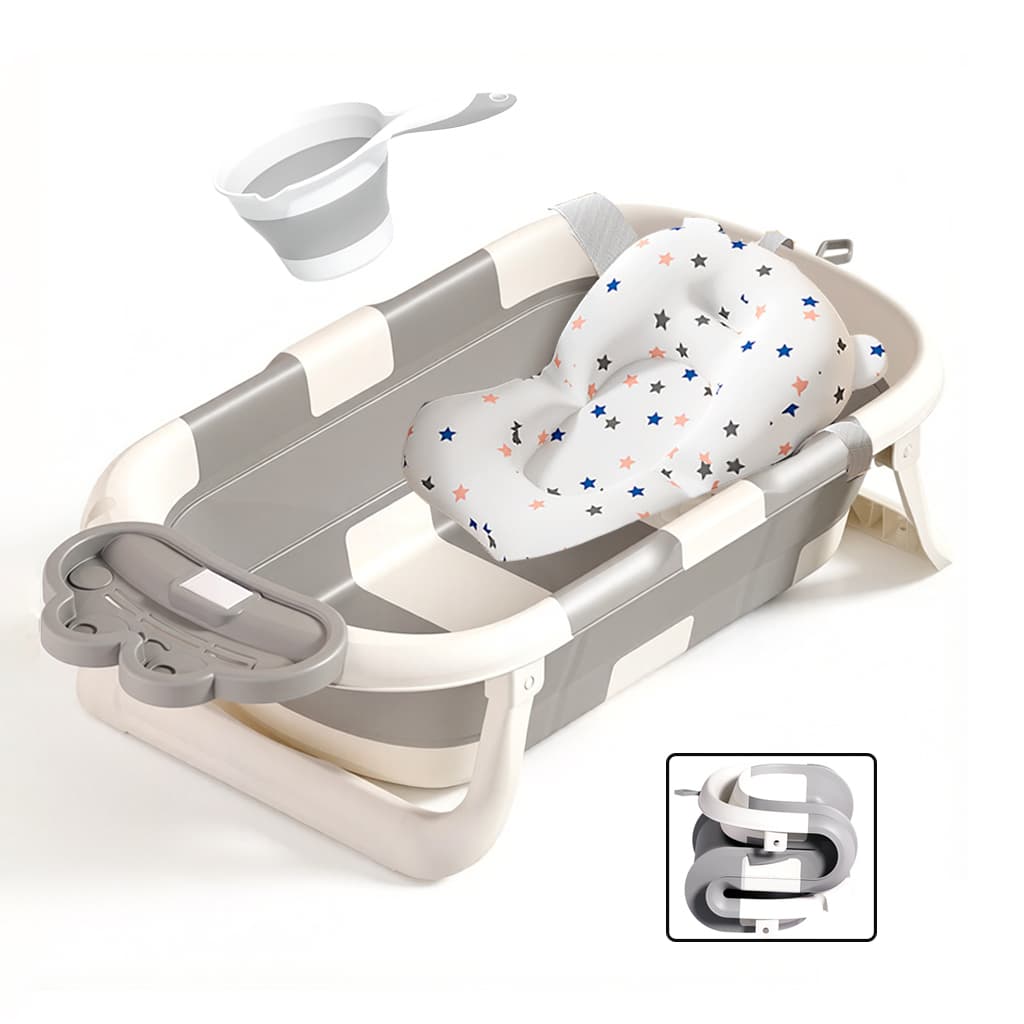 Baby 3-Fold Bath Tub 3-Piece Set