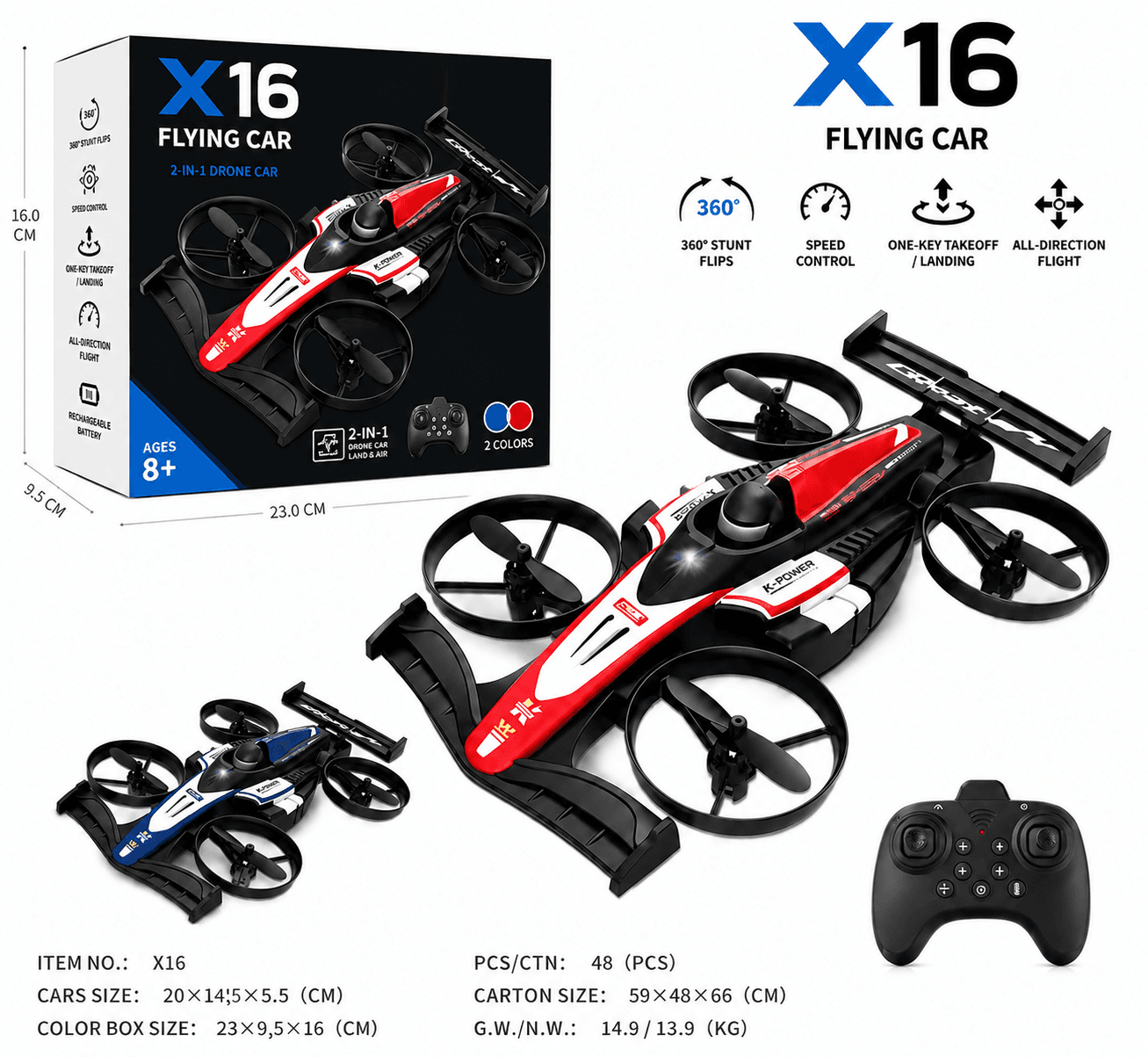 Drone, Remote Control Airplane, Quadcopter, Remote Control Aircraft, Remote Control Flying Car