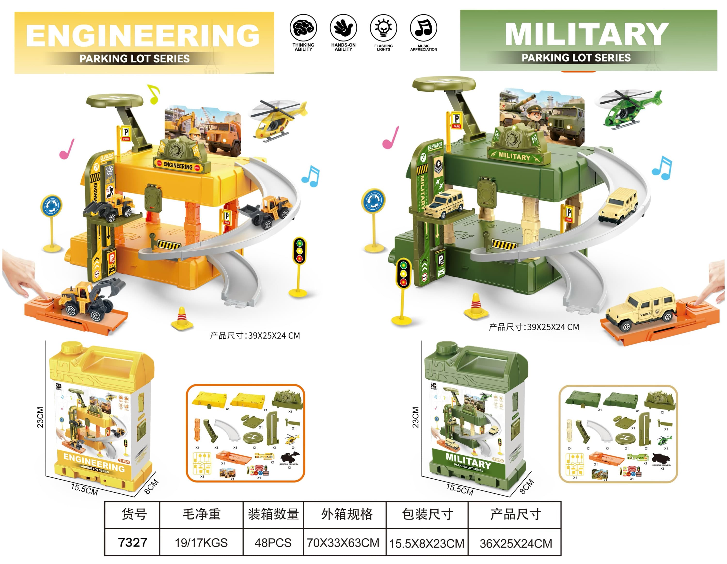 Engineering & Military Track Parking Lot (Oil Can Storage)