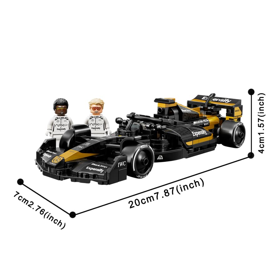 APXGP Racing Storm F1 Mercedes Car 268pcs