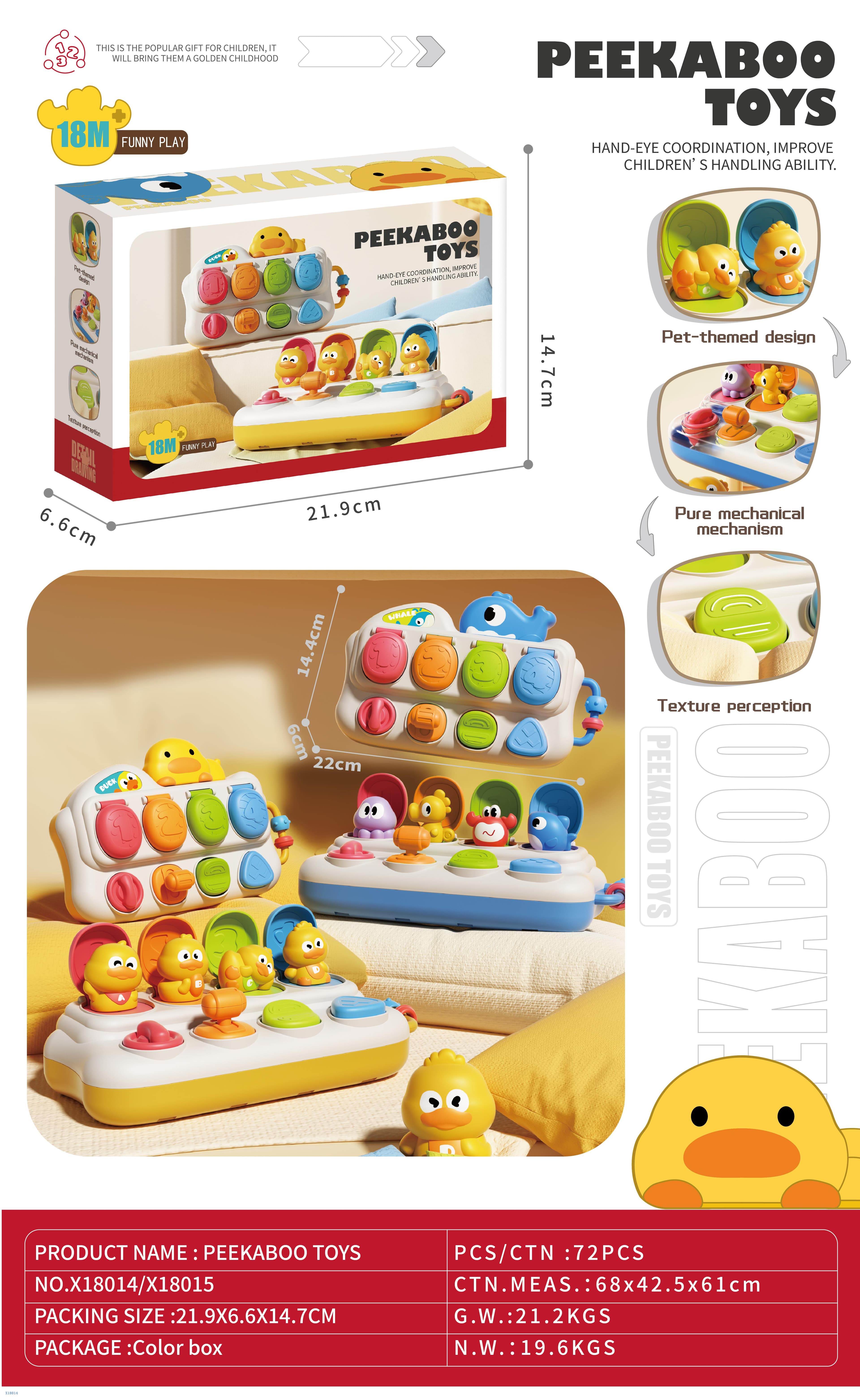 Yellow Duck Peekaboo