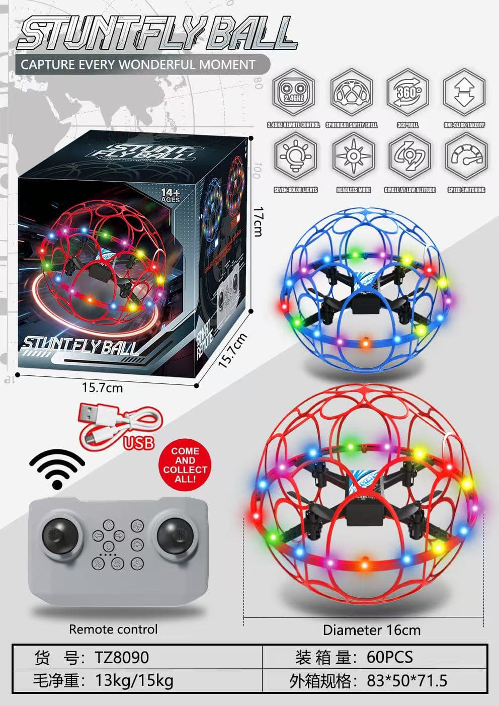 Remote Control Soccer Drone