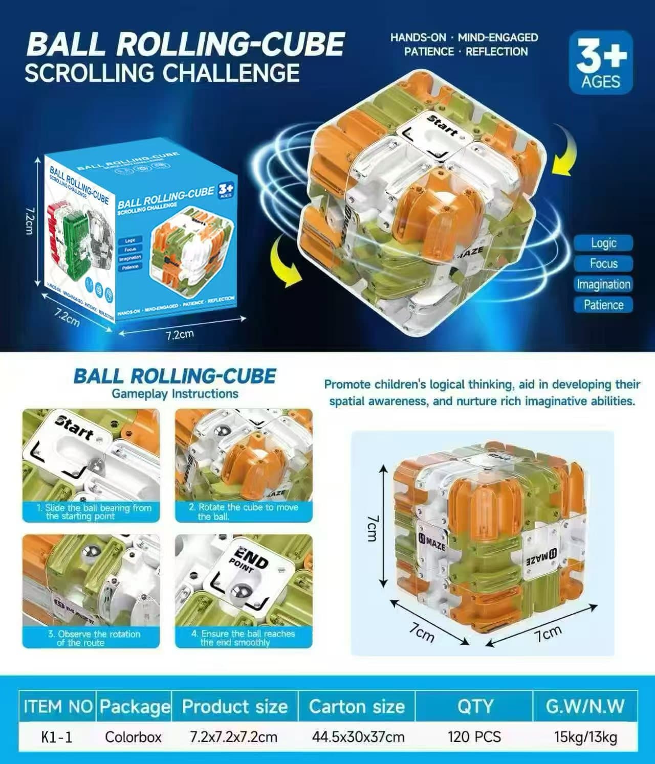 3D Ball Rubik's Cube