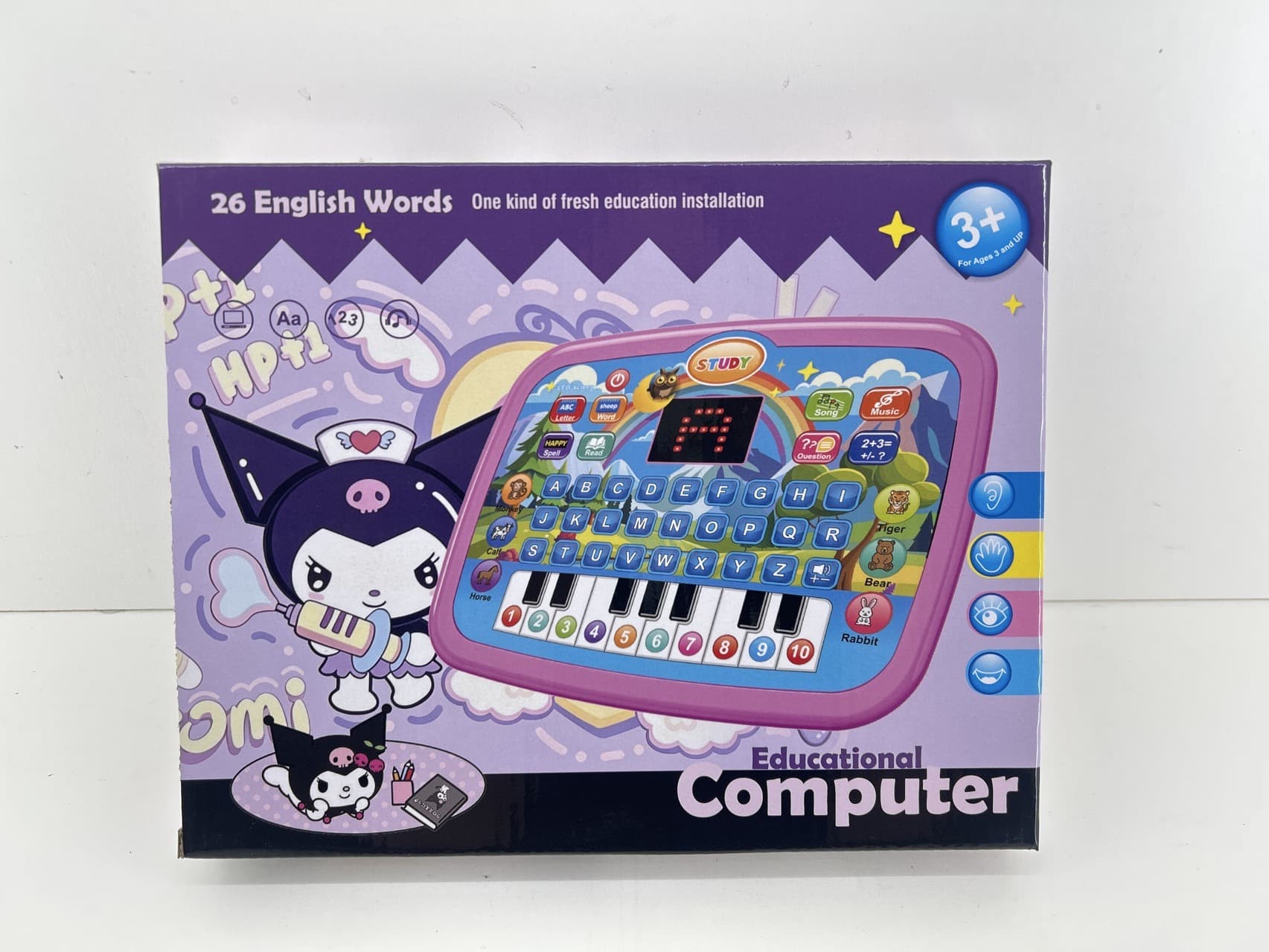 Kuromi English LED Display Tablet Learning Device