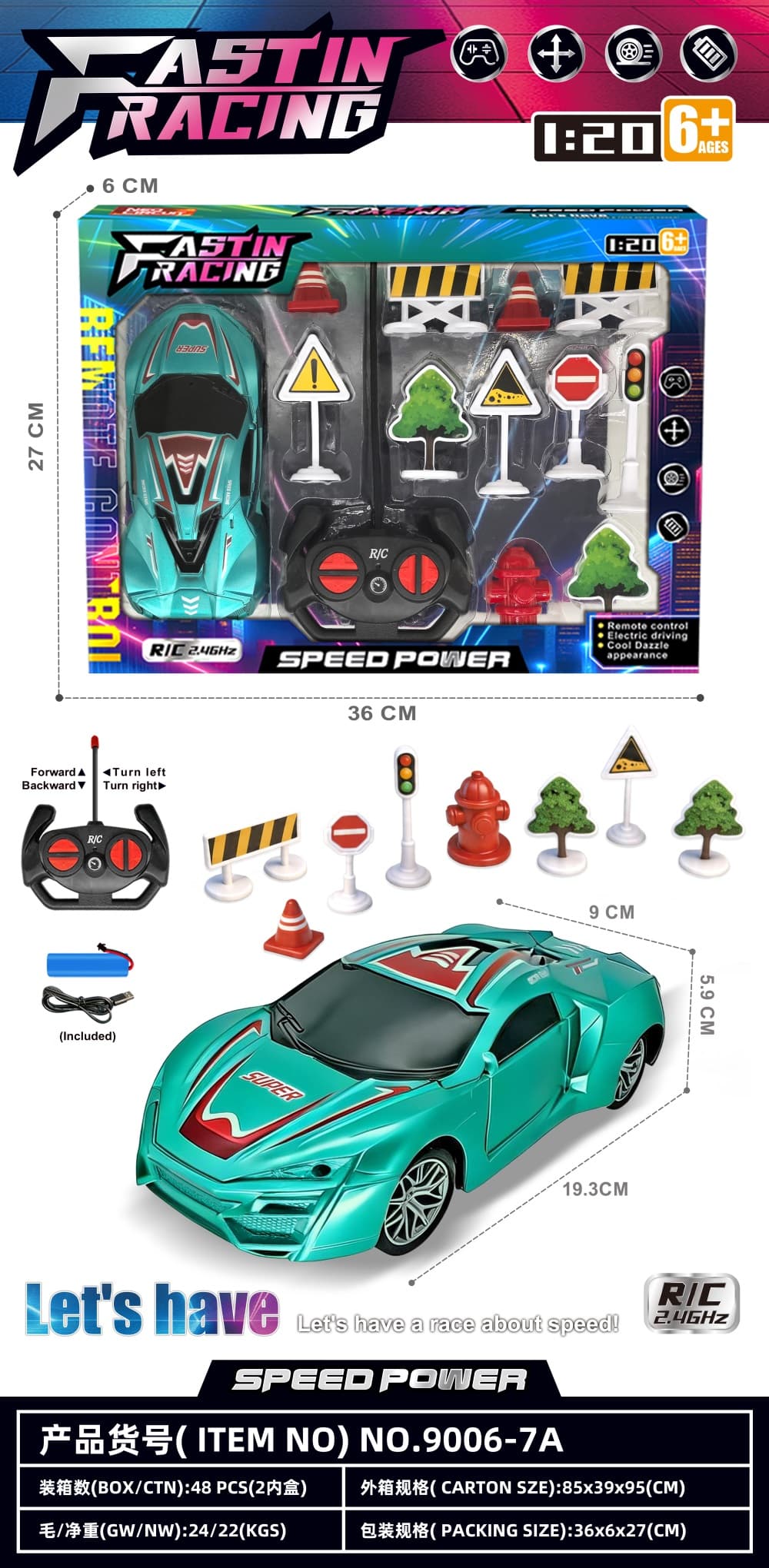 Remote Control Lykan HyperSport (Includes 3.7V Lithium Battery)