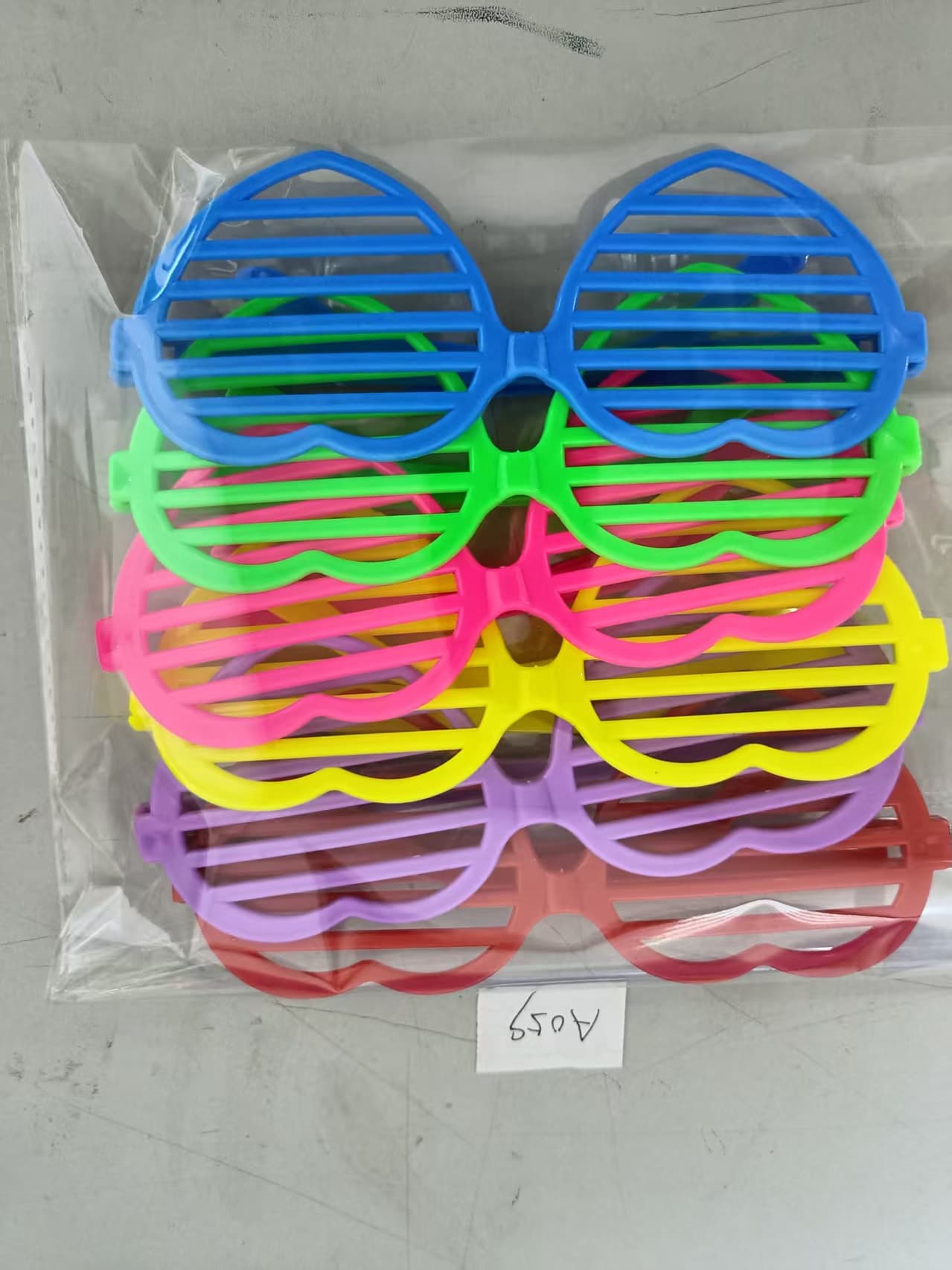 Kids' Heart-Shaped Shutter Glasses | Party & Dance Funny Costume Glasses | Festival Dress-Up Props