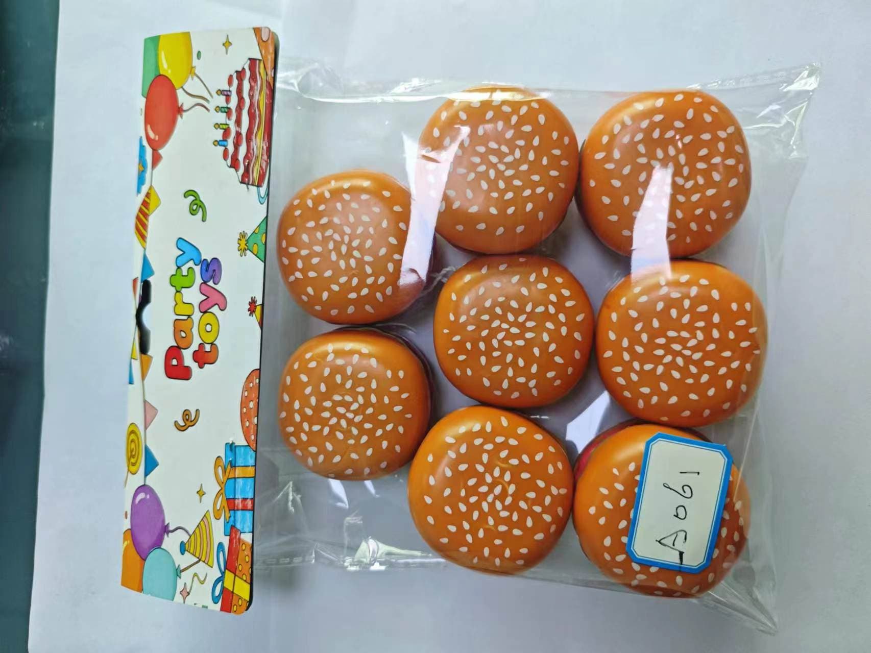 Hamburger Yo-Yo Kids Toy | Creative Realistic Hamburger Shaped Yo-Yo | Stress Relief Toy for Toddlers