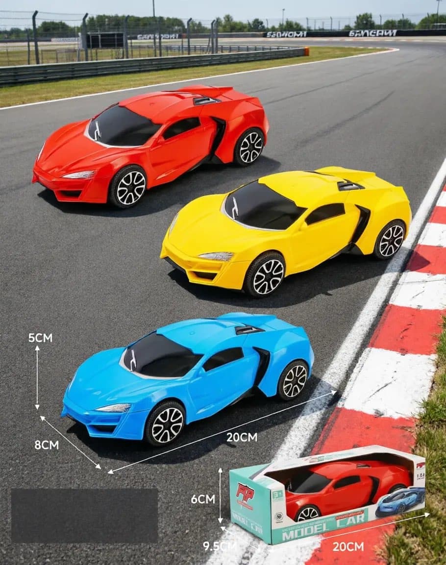 City Racing Ferrari Inertia Car - 3-Color Assortment